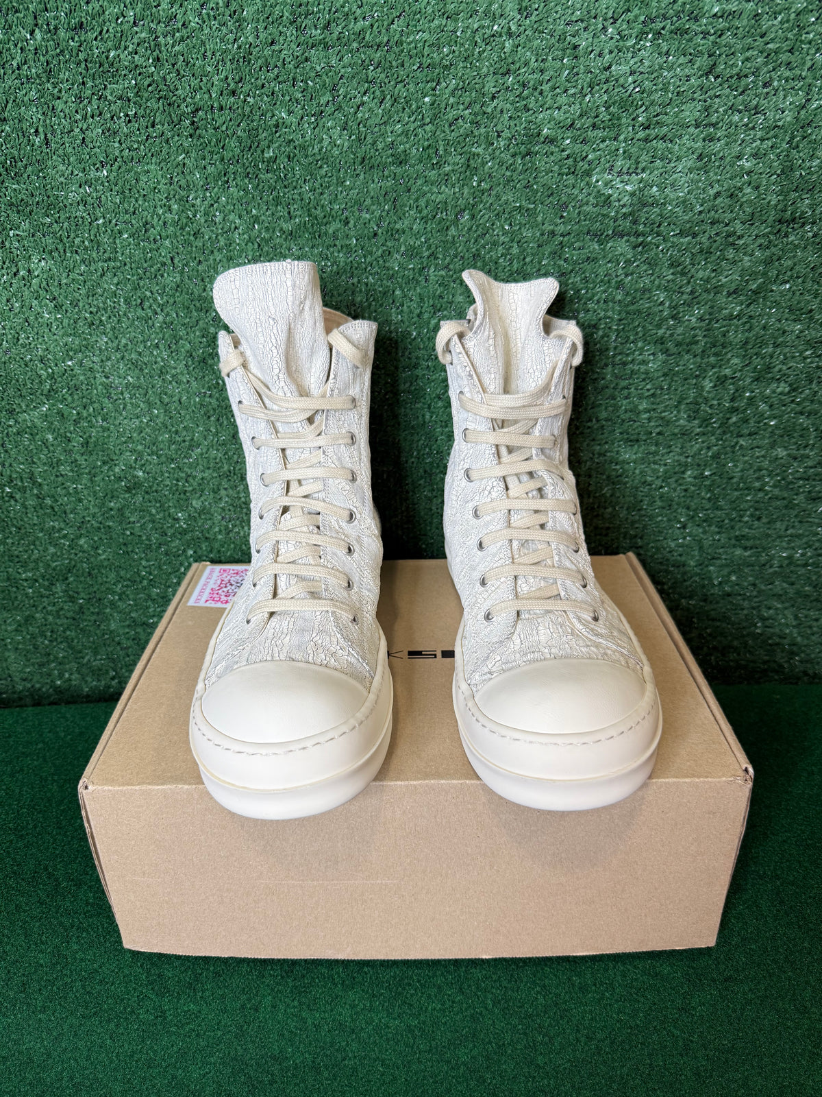 Rick OWENS Wmns DRKSHDW Hollywood high ‘milk megacrust’