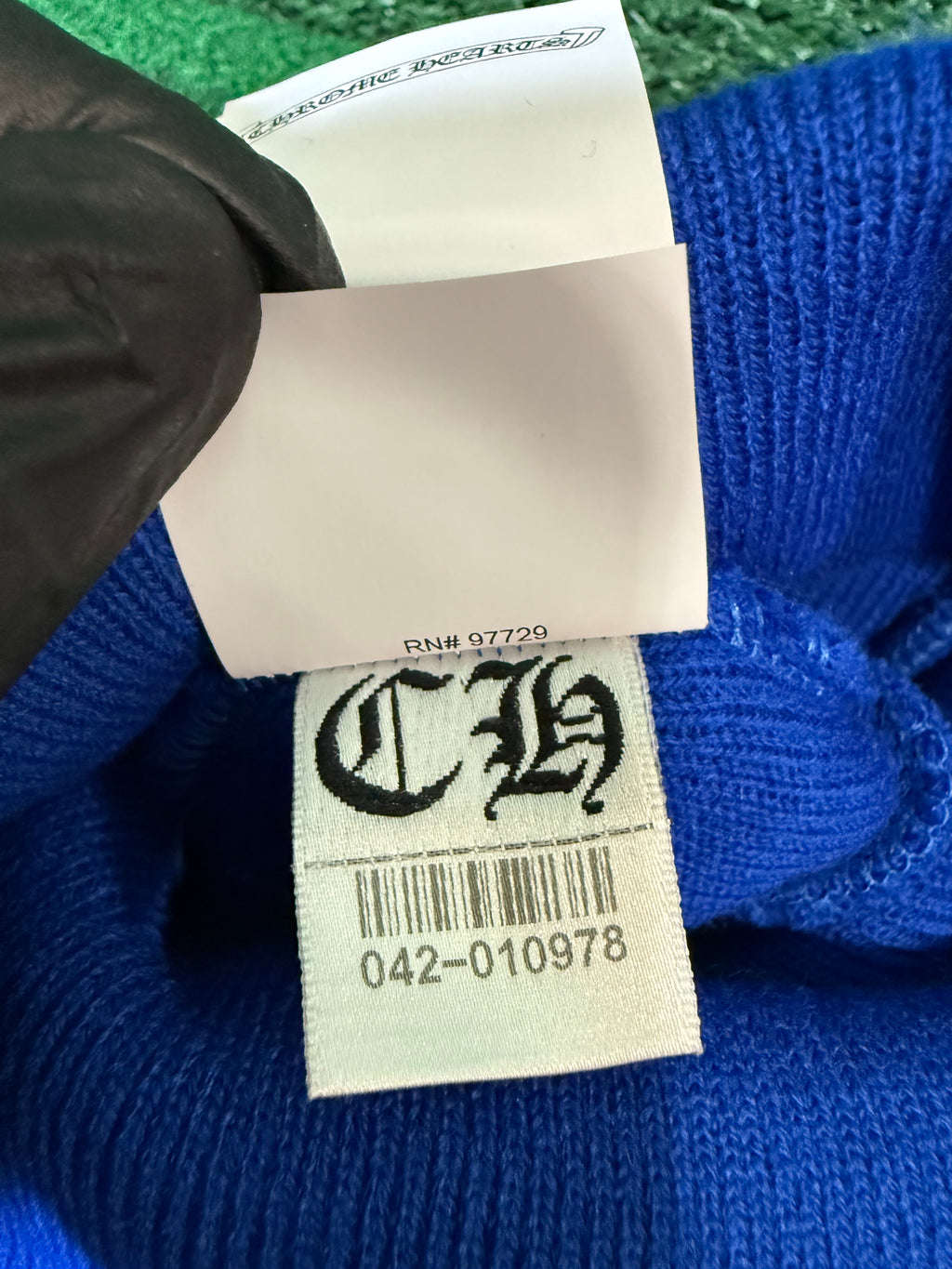 Chrome hearts watch beanie ‘blue’