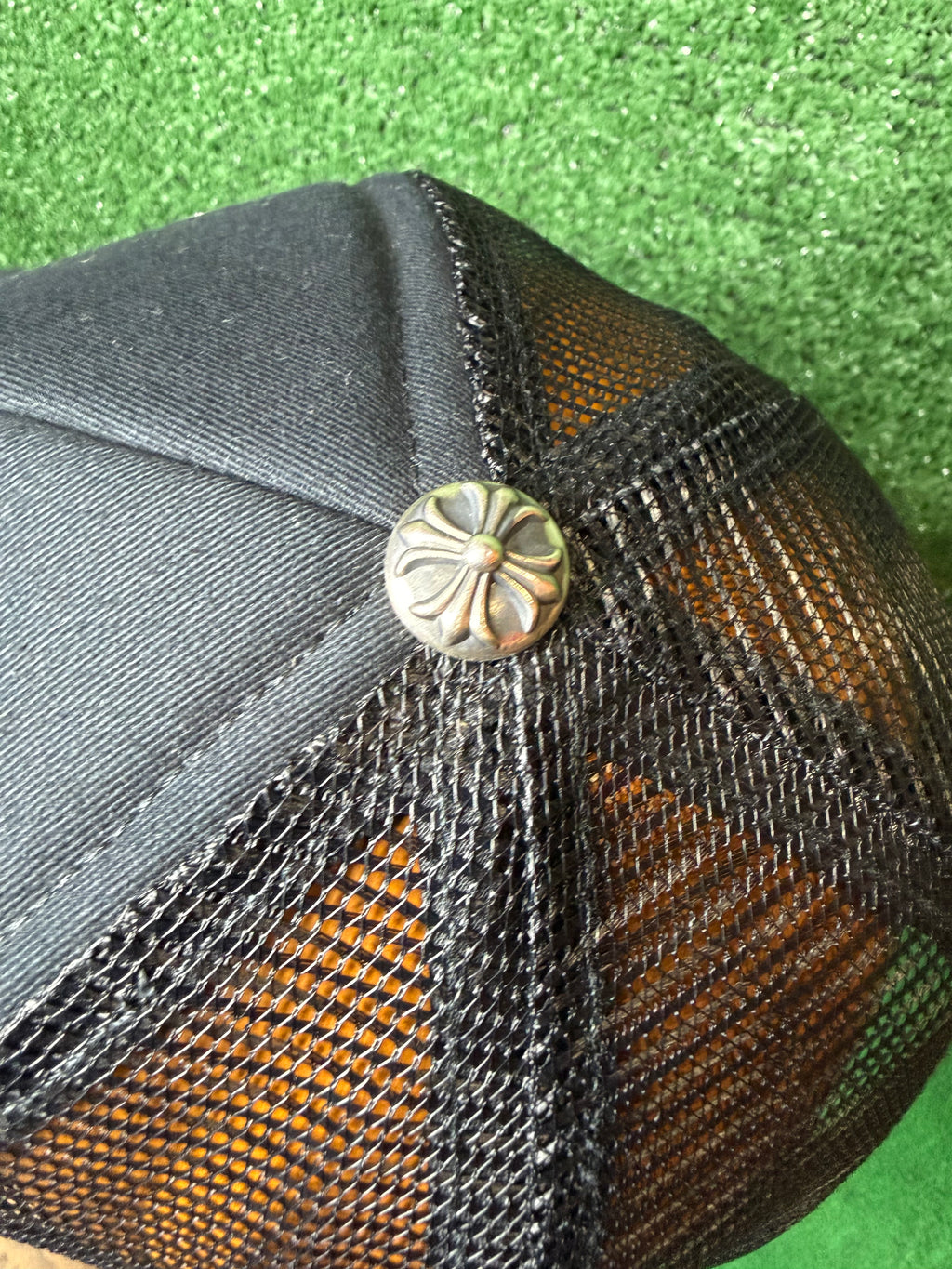 Chrome Hearts CH Las Vegas Trucker Hat Black/Black