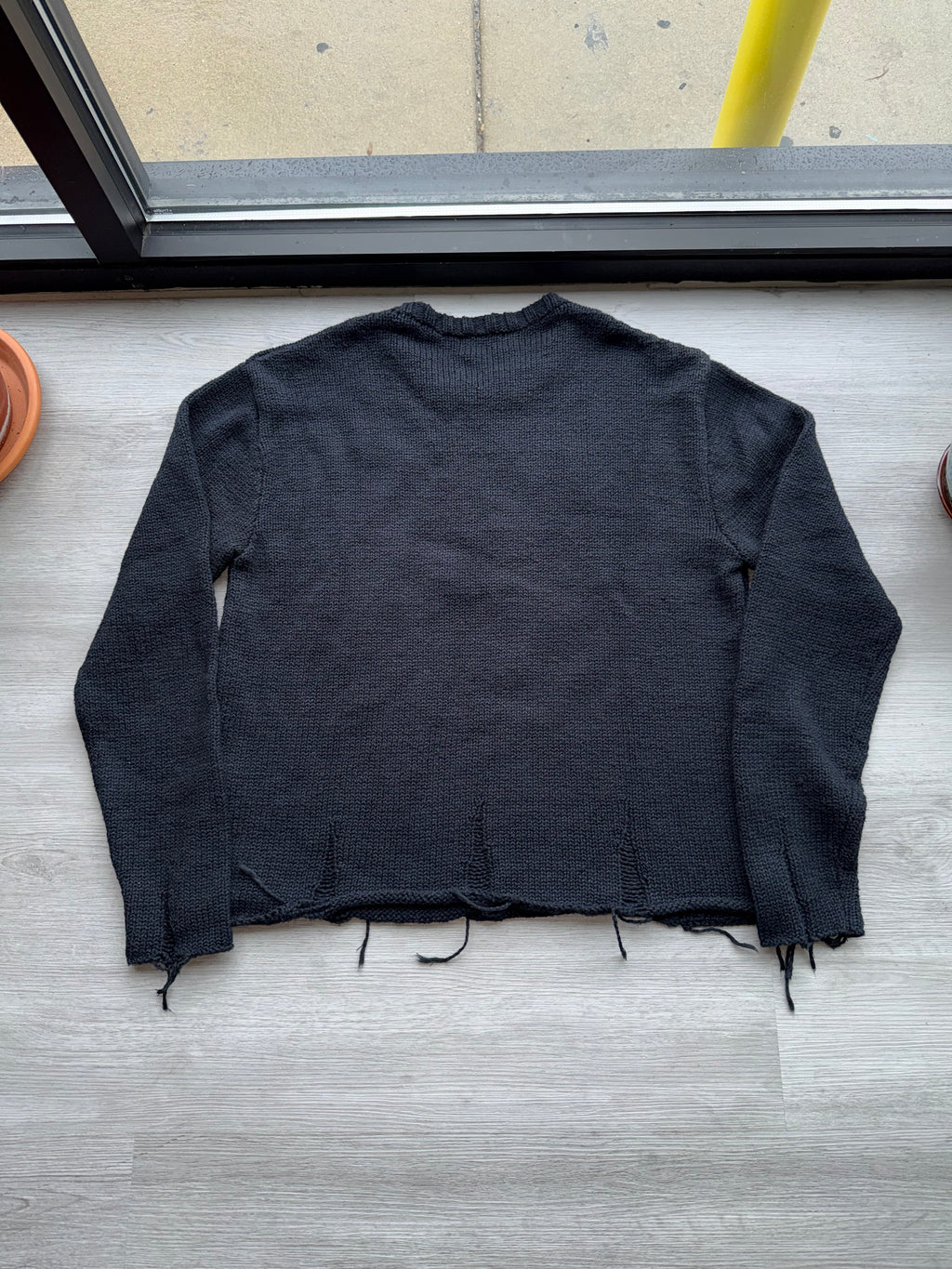 Rhude Black Bucking Horse Sweater