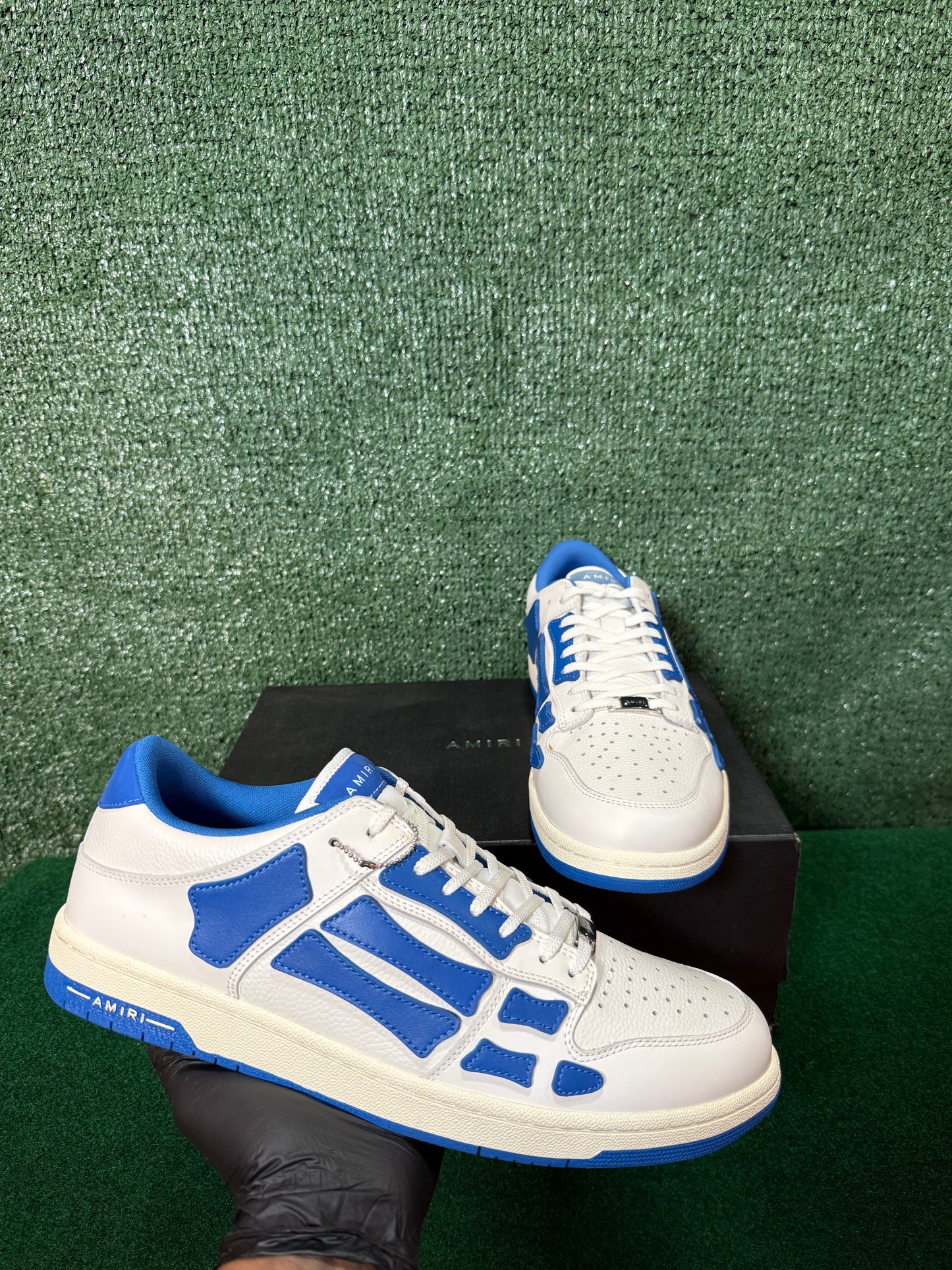 Amiri Skel Top Low Brand New & Left Shoes Has Discoloration