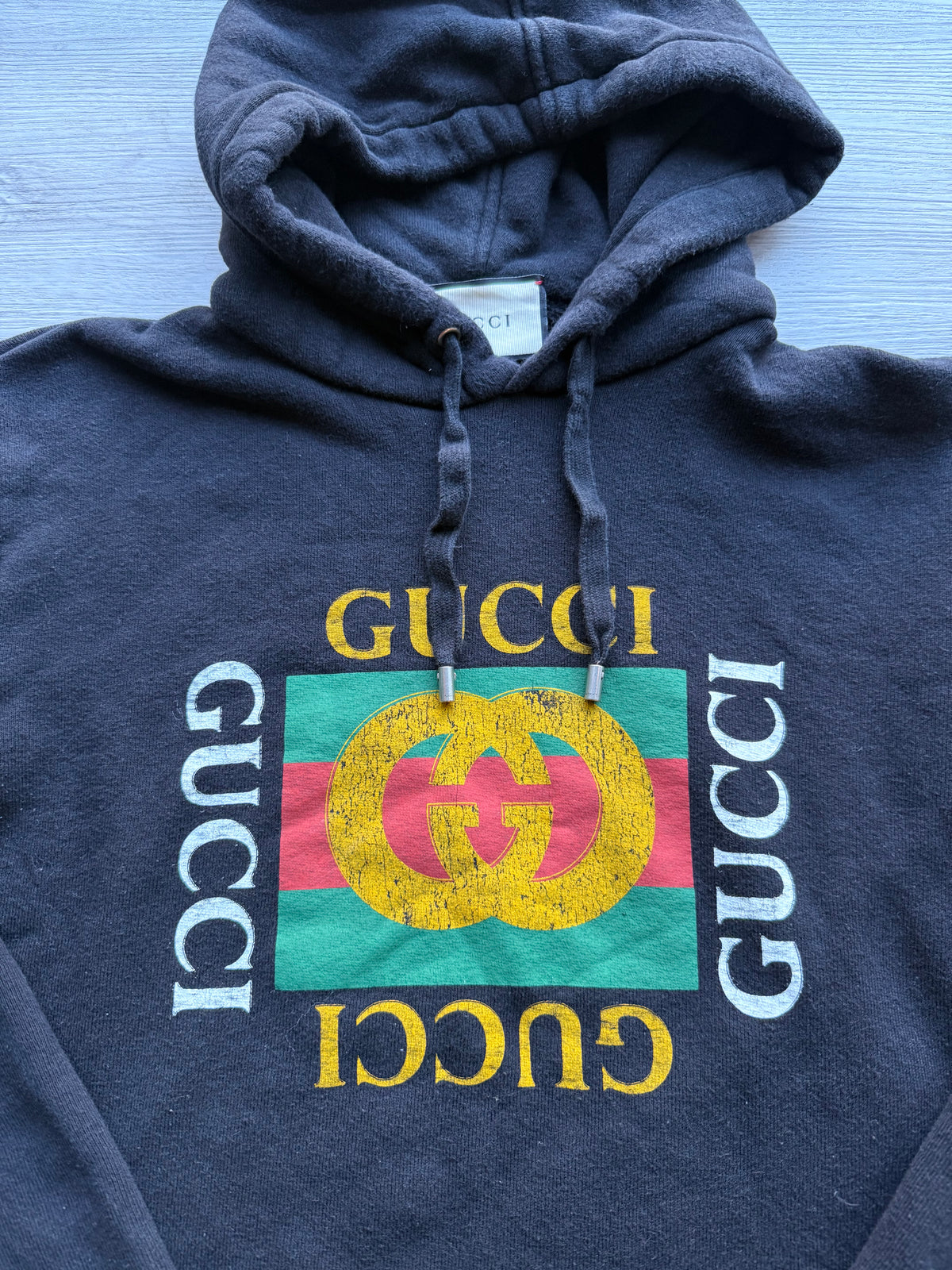 Gucci oversized sweatshirt with gucci logo