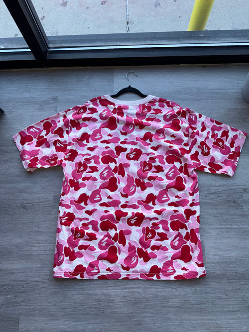 Bape Pink Camo T-shirt