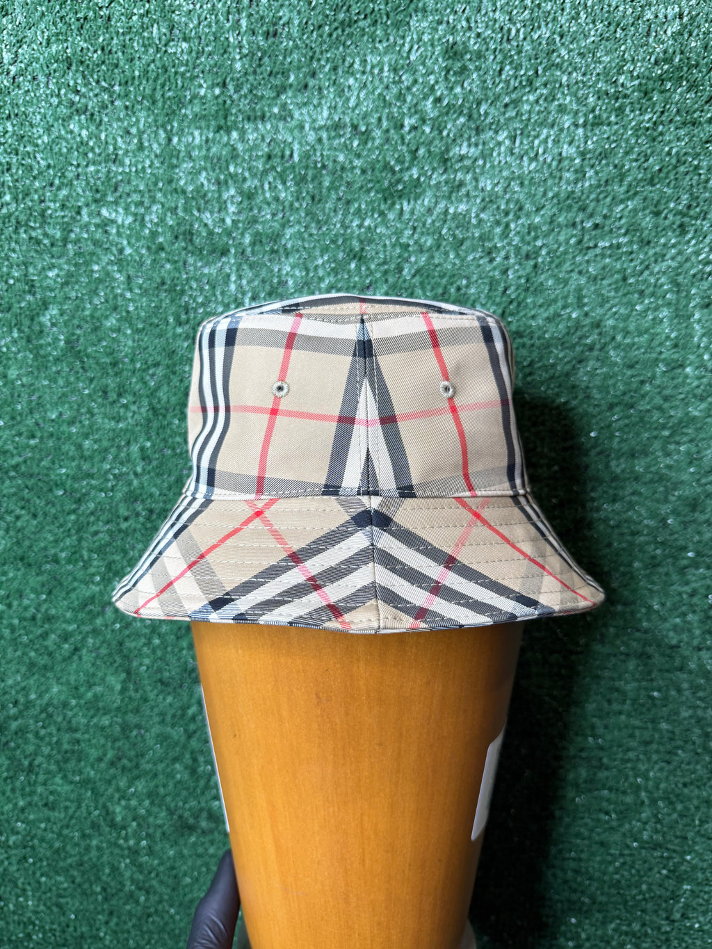 Burberry kids vintage check cotton bucket hat