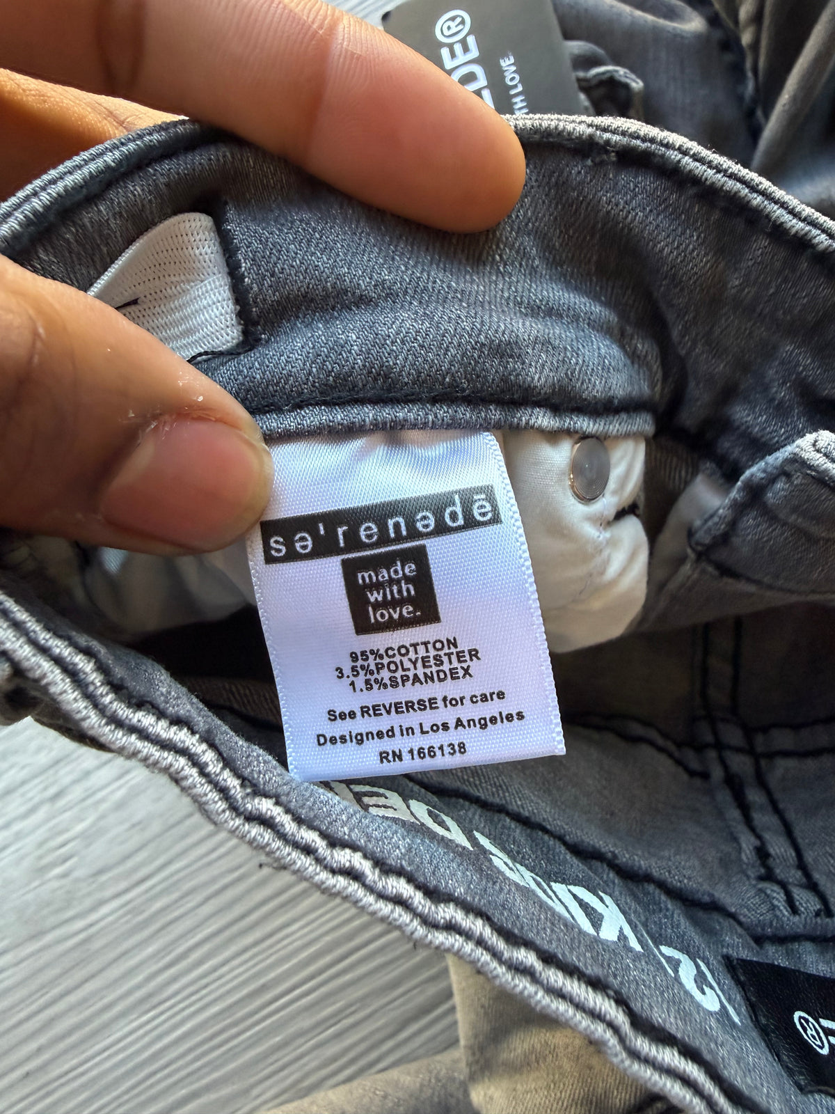 Kids smoked black serenade jeans