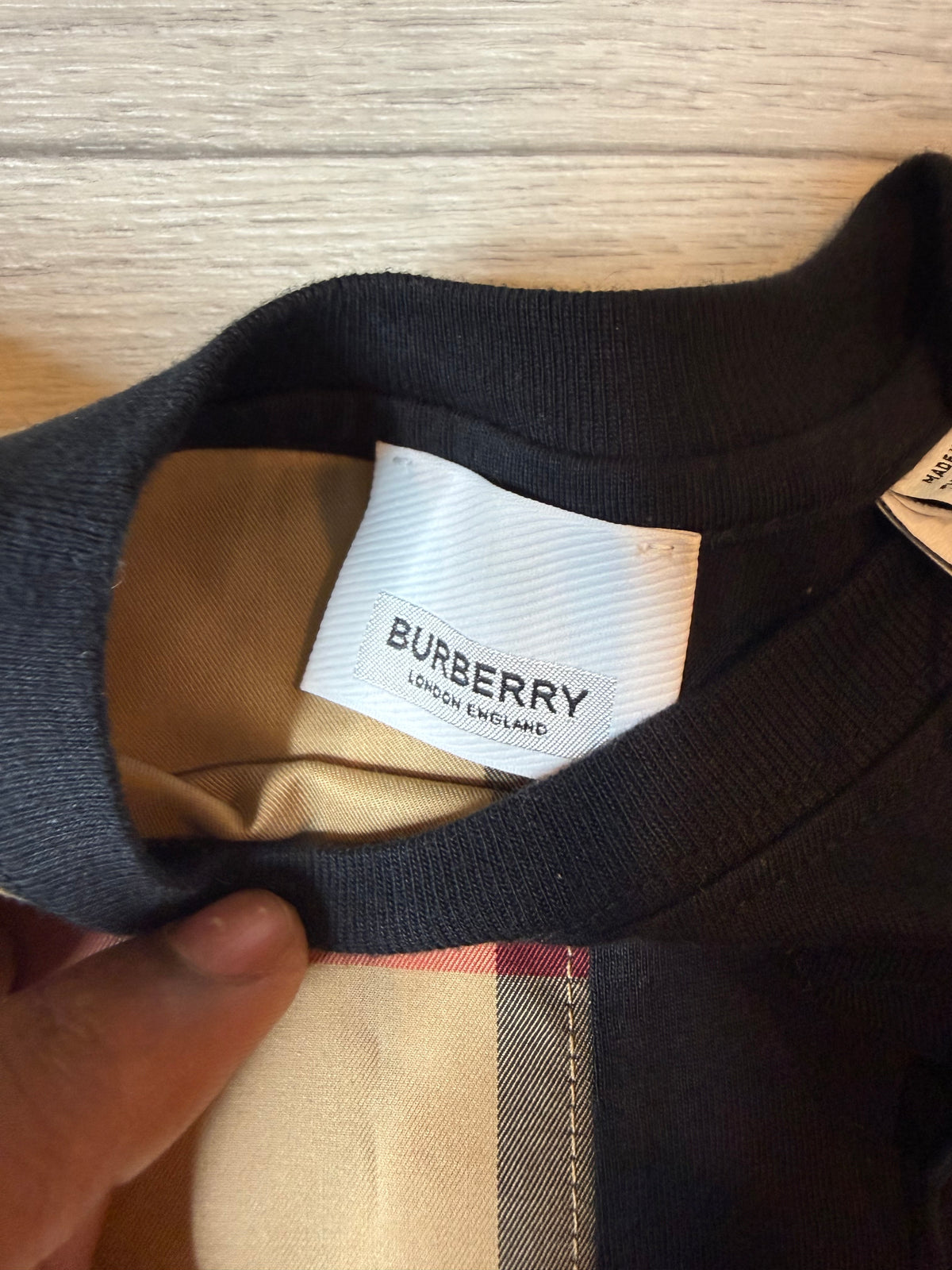Burberry baby’s Lenox romper