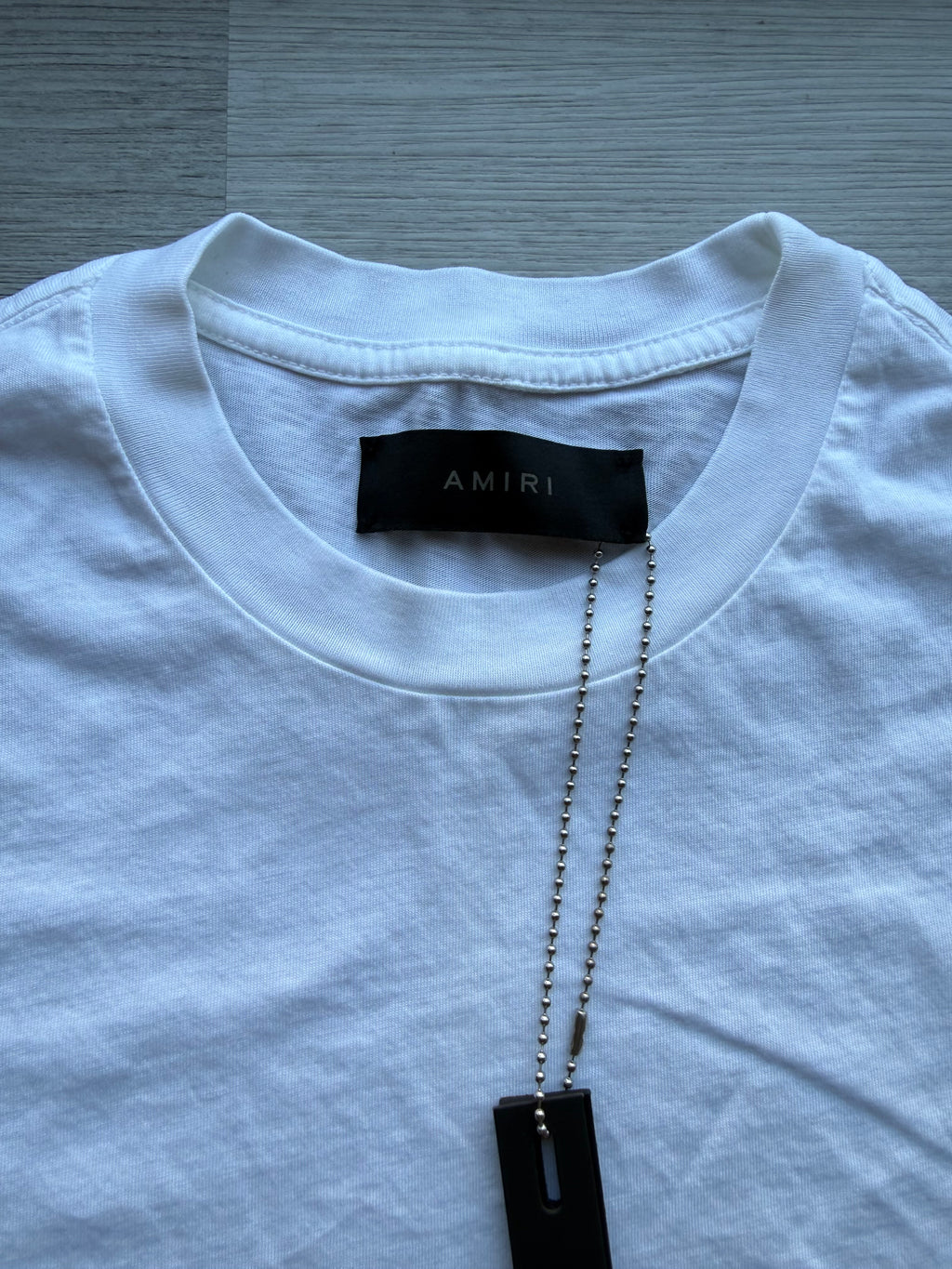 Amiri t-shirt blank/small embroidered