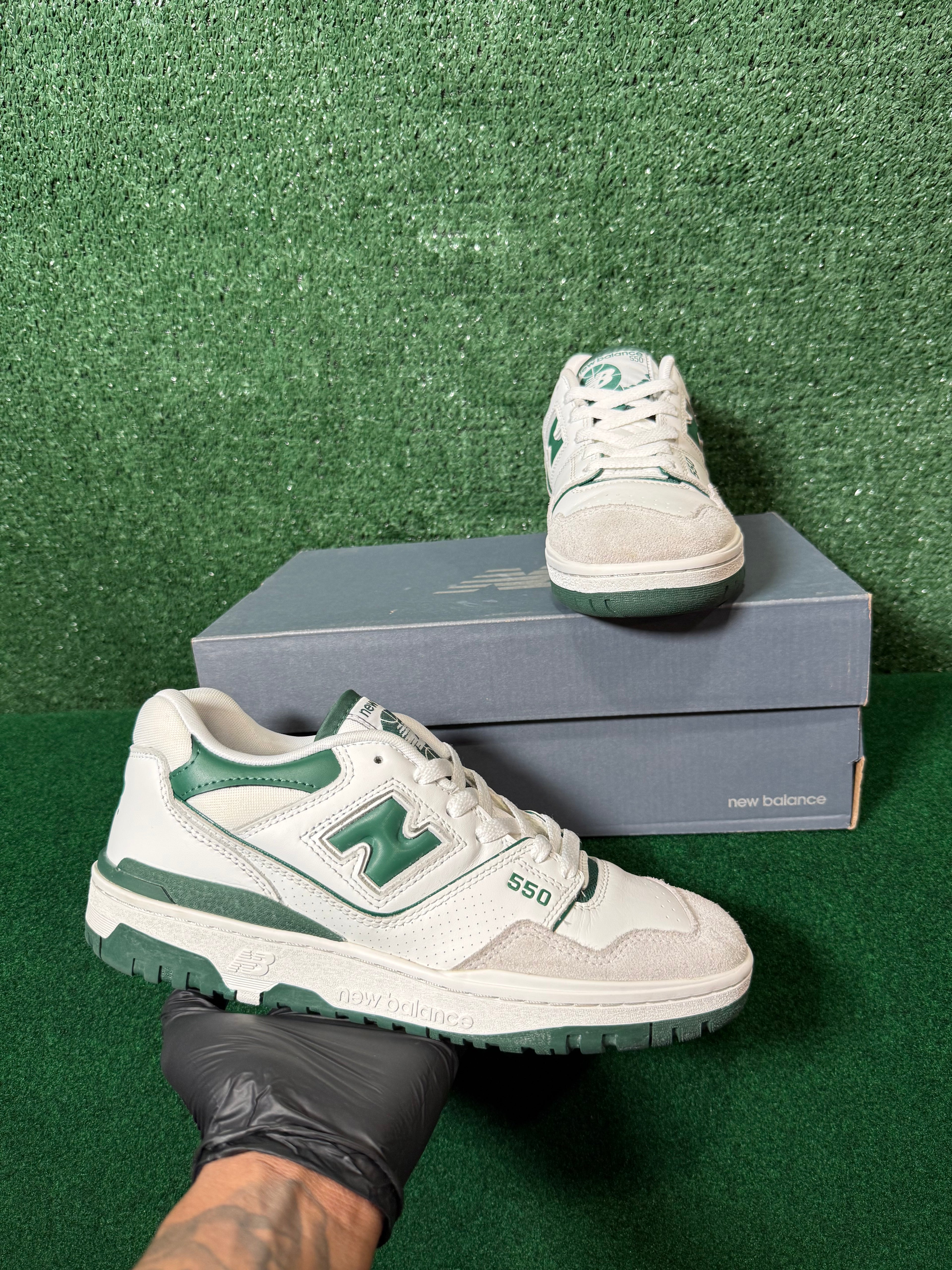 NEW BALANCE 550 AIME LEON DORE WHITE GREEN