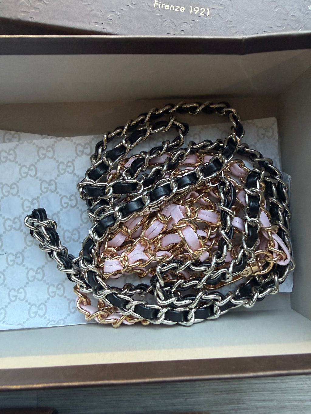 Gucci guccissima leather heart continental wallet