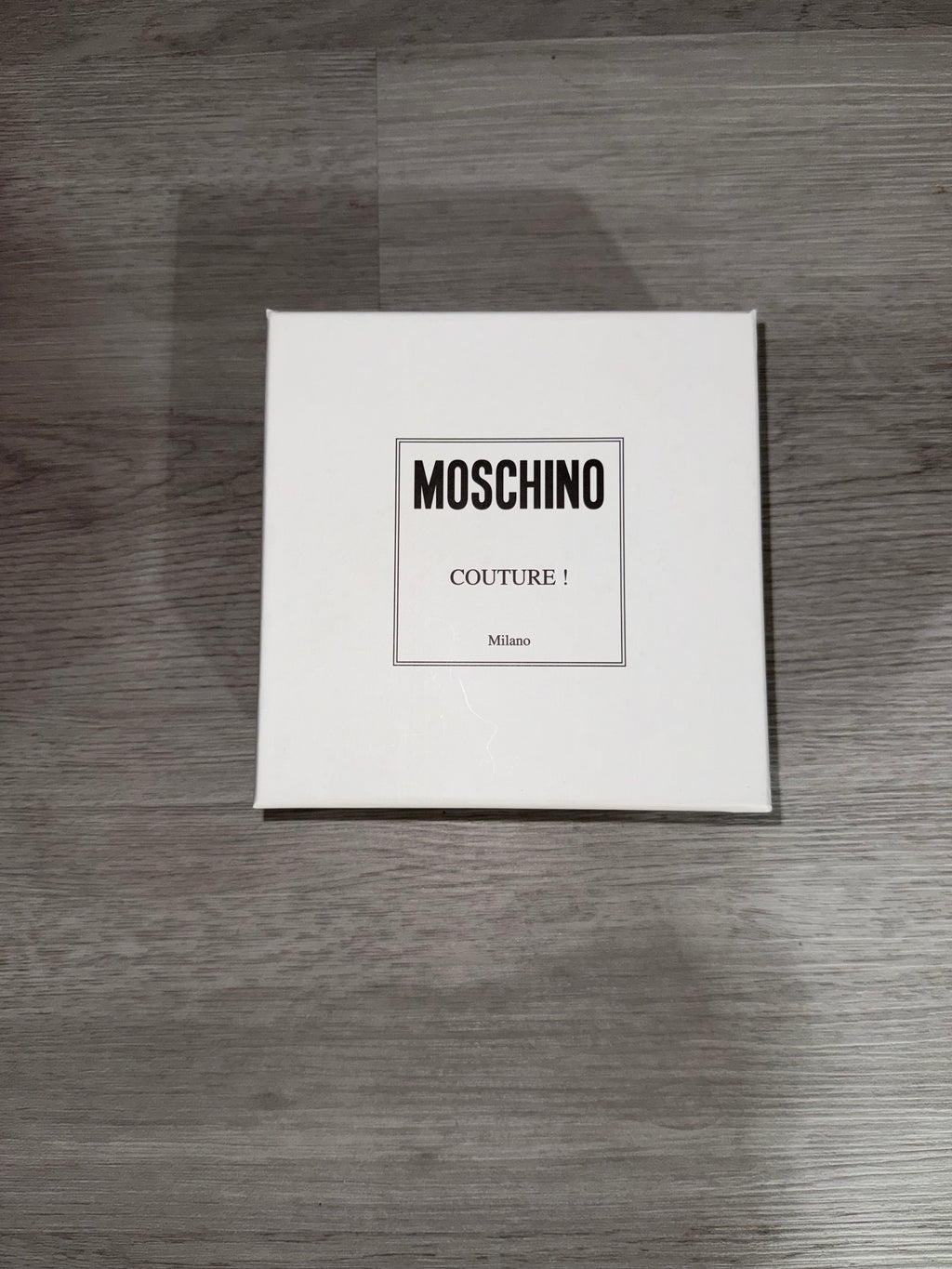 Moschino Couture Black Belt