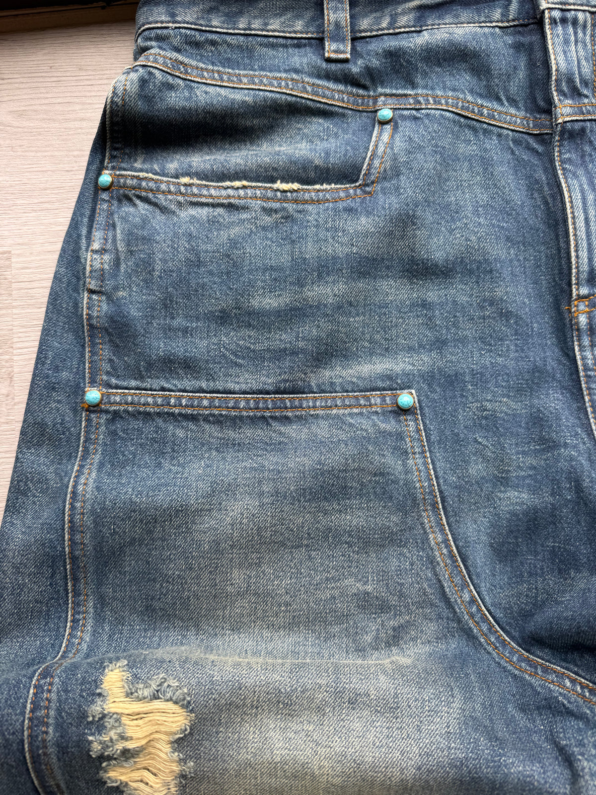 Louis Vuitton denim carpenter pants