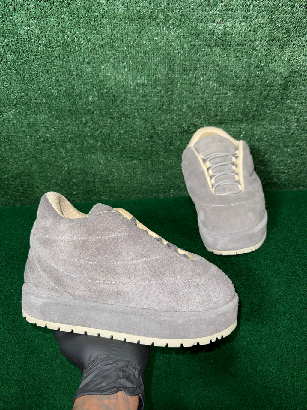 PDF GRAY NUVOLA PLUTO NABUK SNEAKERS
