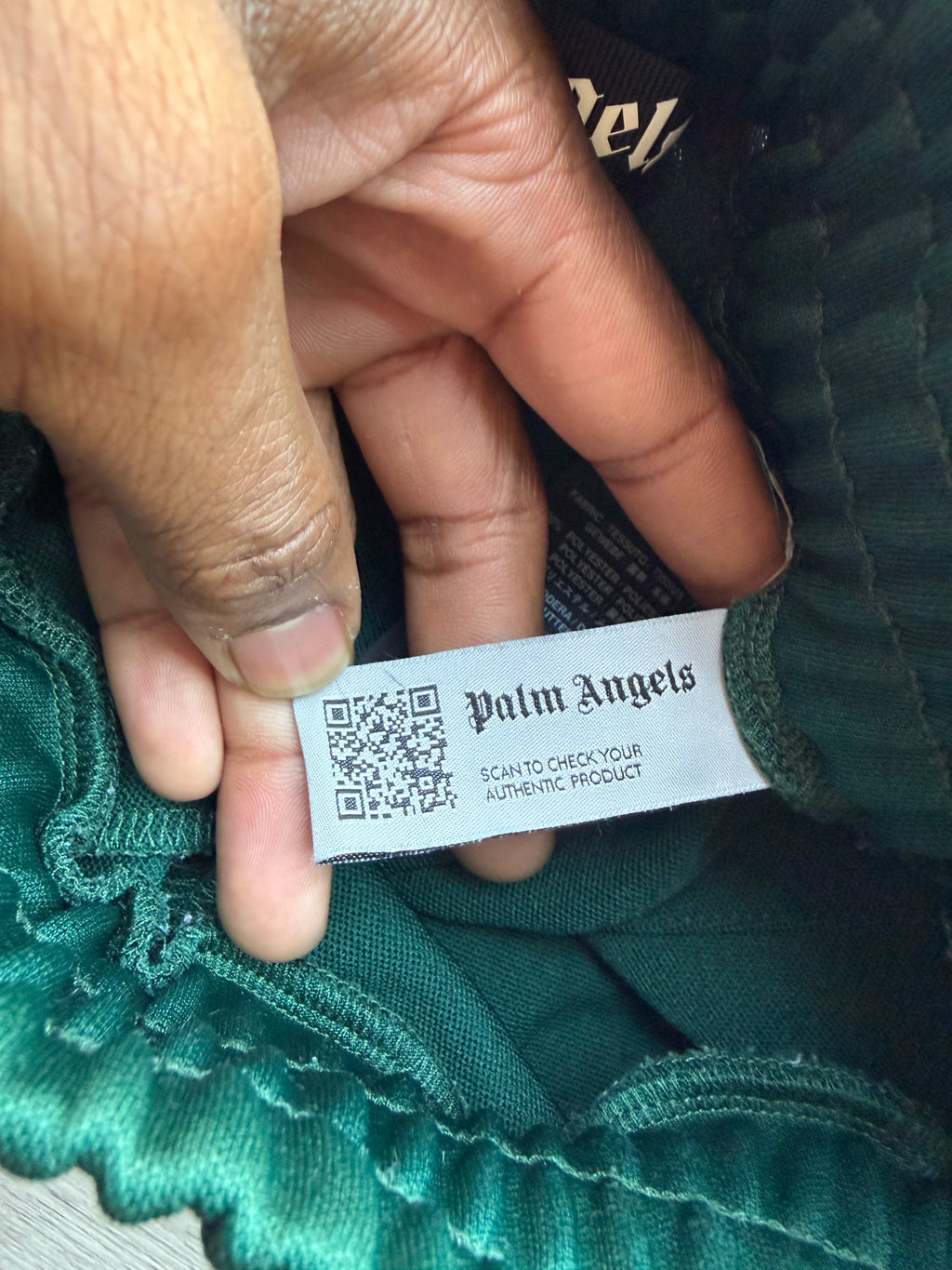 Palm angels classic track pants ‘forest green’