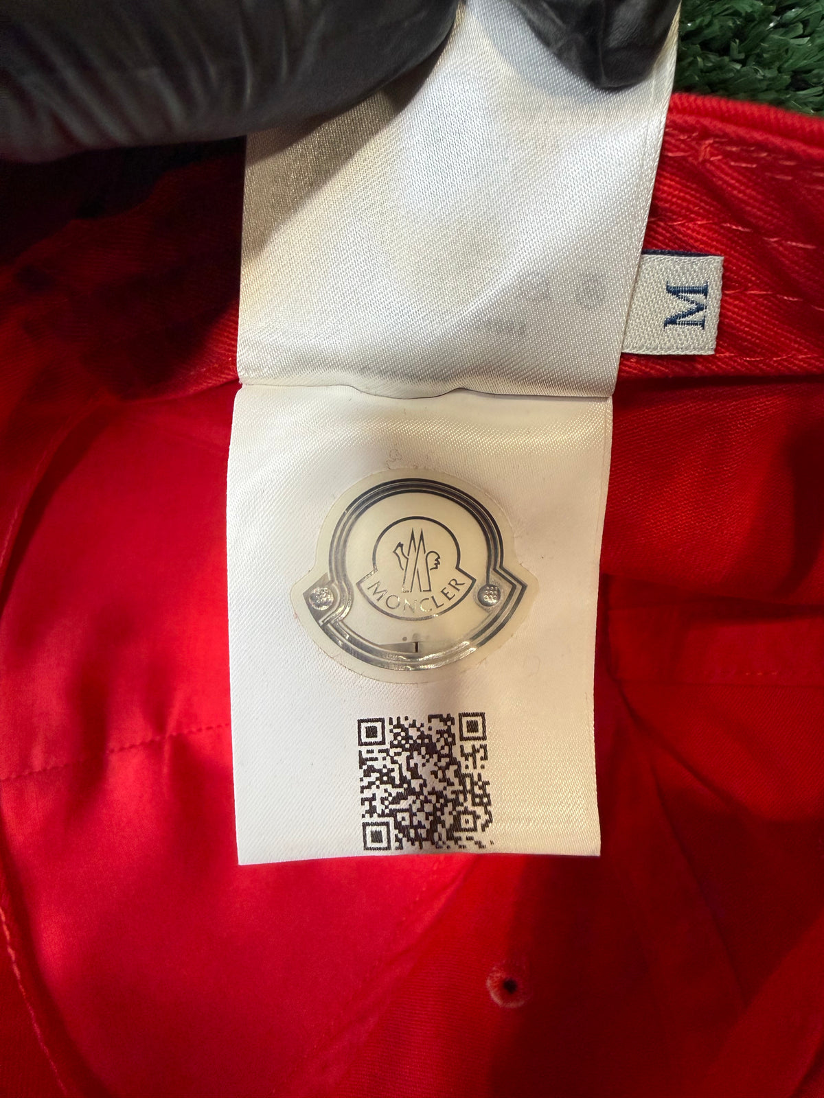 Moncler kids cotton baseball cap
