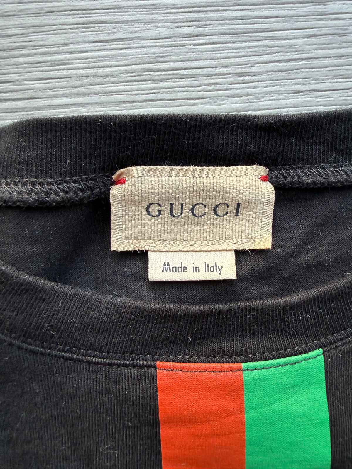 Gucci fake/not print oversize tshirt/kids