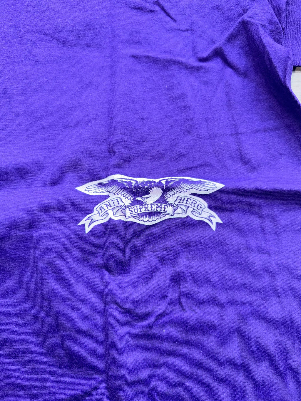 SUPREME ANTIHERO OZZY TEE PURPLE