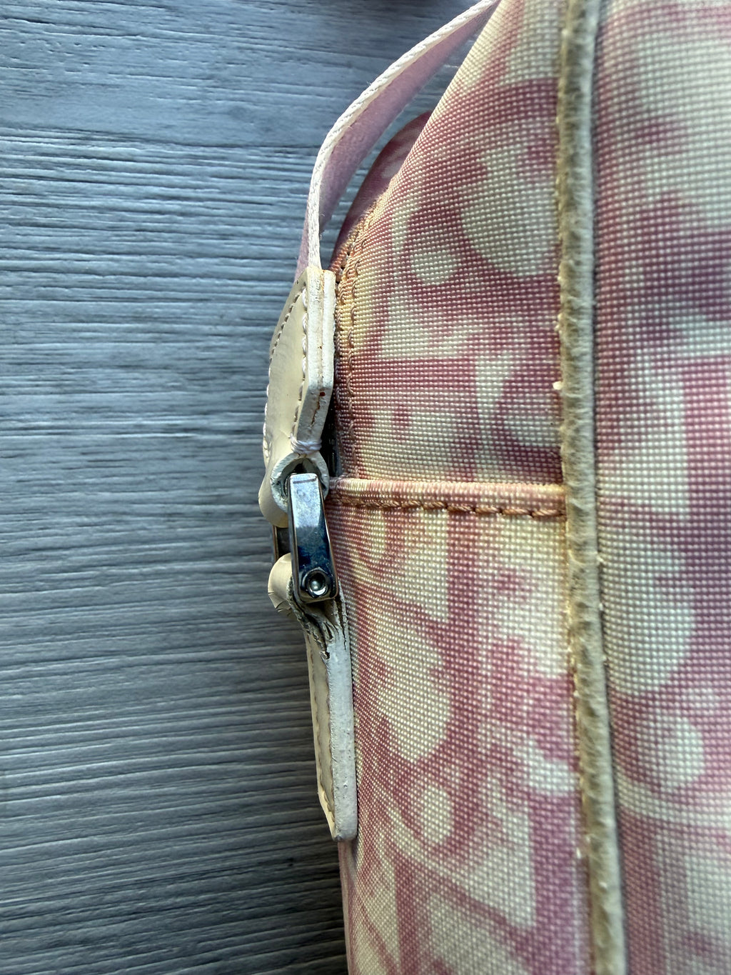 Christian Dior pink trotter/diorissimo no. 1 oblique crossbody bag ‘2004’