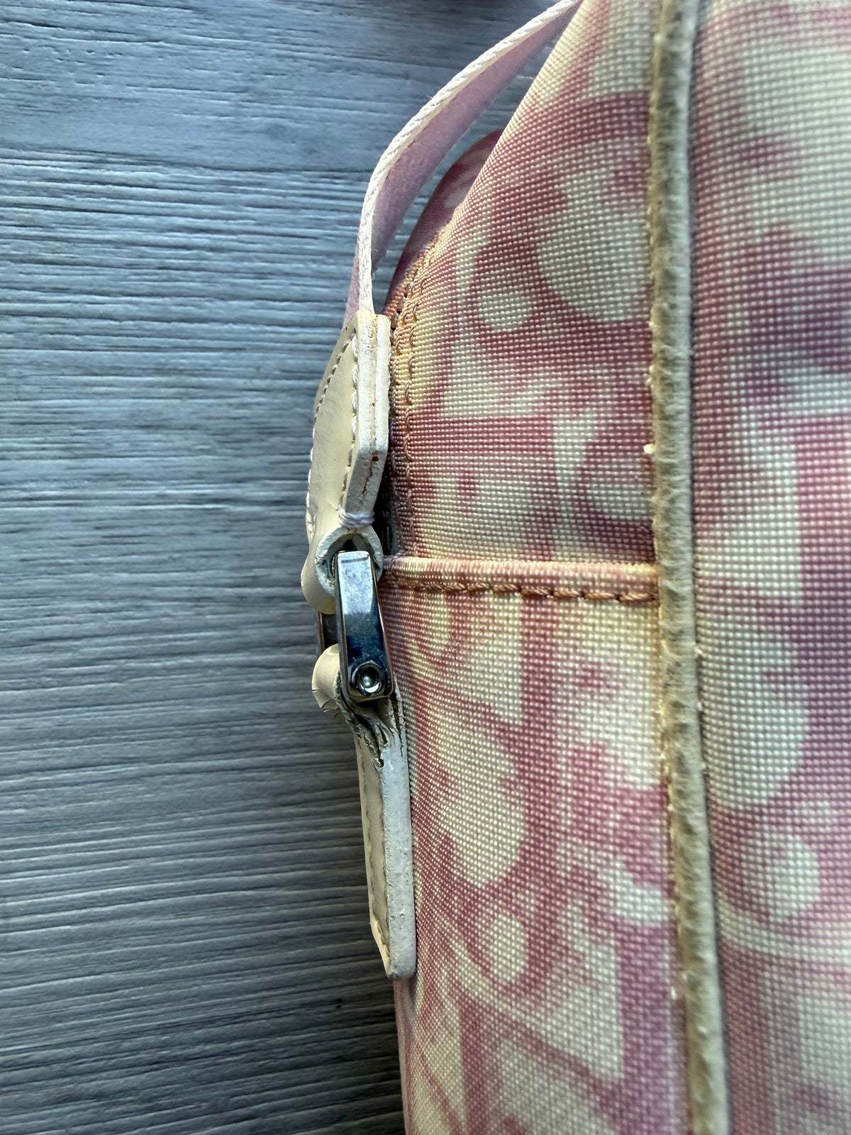 Christian Dior pink trotter/diorissimo no. 1 oblique crossbody bag ‘2004’