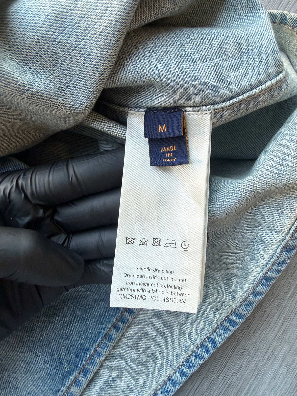 Louis Vuitton short-sleeve Jean jacket