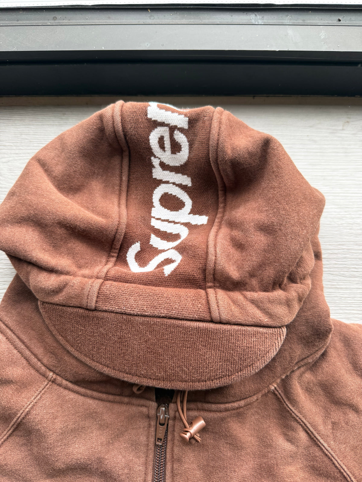Supreme Brim Zip Up Hooded Sweatshirt
