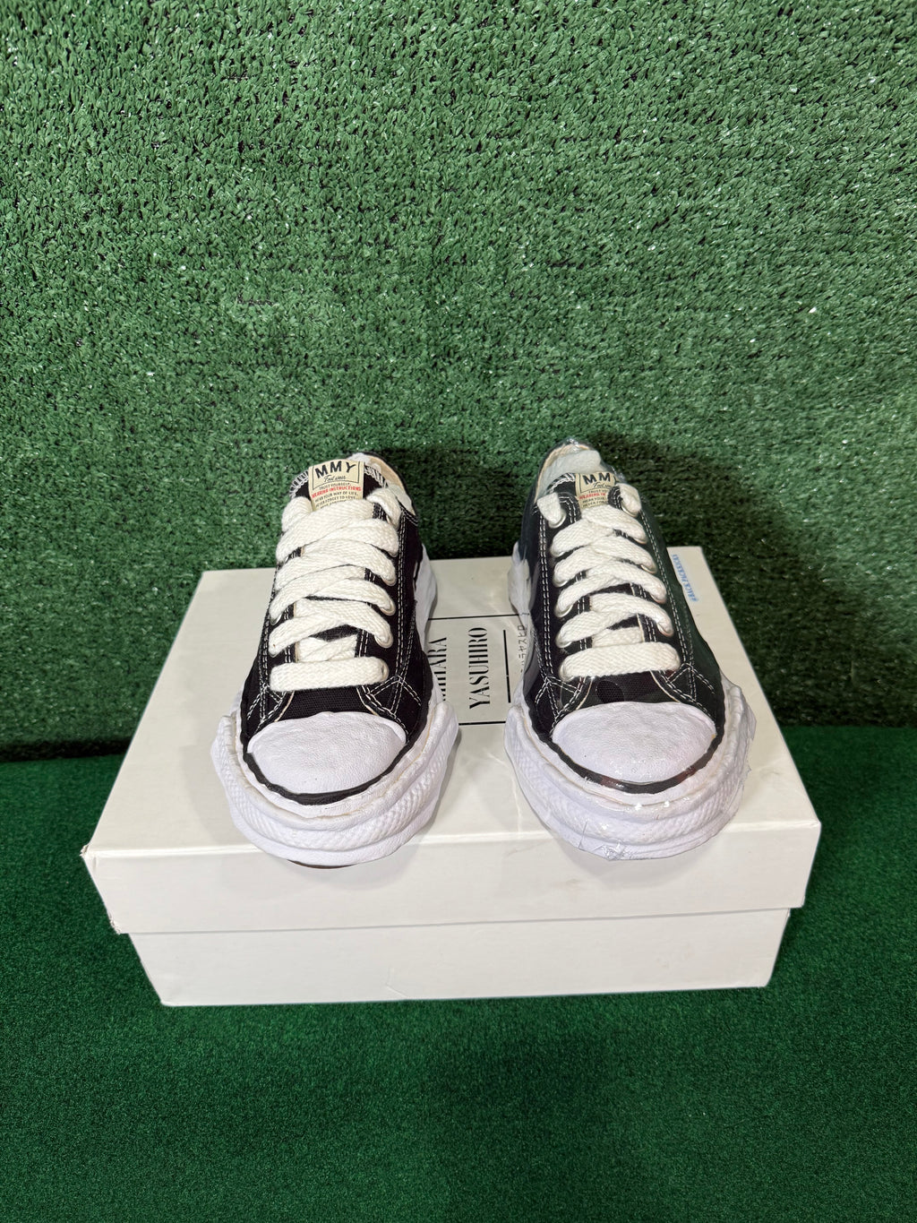 MAISON MIHARA YASUHIRO PETERSON 23 SOLE CANVAS LOW-TOP SNEAKER