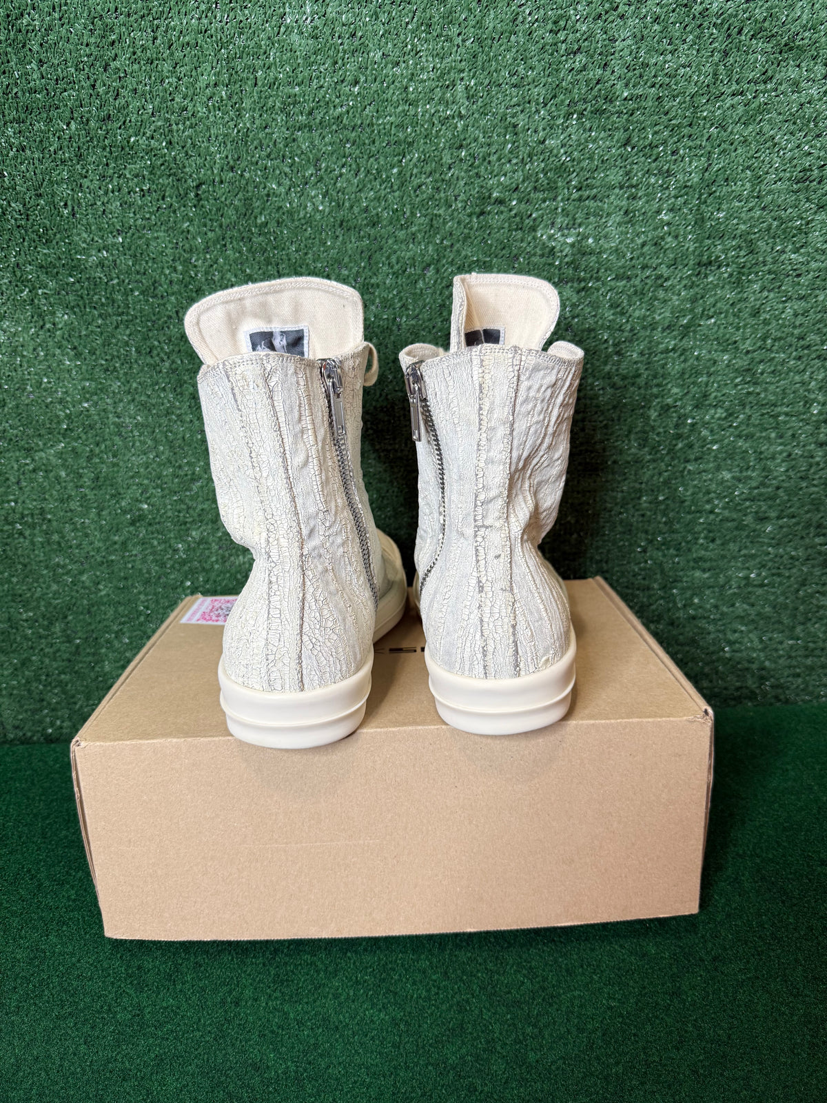 Rick OWENS Wmns DRKSHDW Hollywood high ‘milk megacrust’