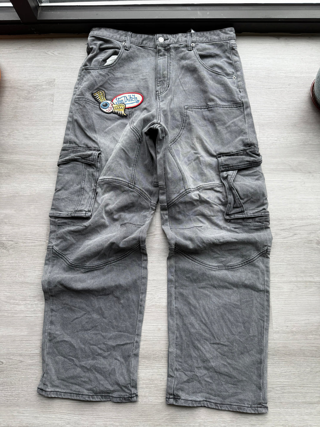 Von Dutch baggy straight carpenter cargo hunter pants