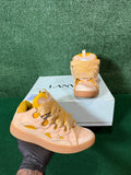 LANVIN EXCLUSIVE BEIGE & YELLOW CURB SNEAKER