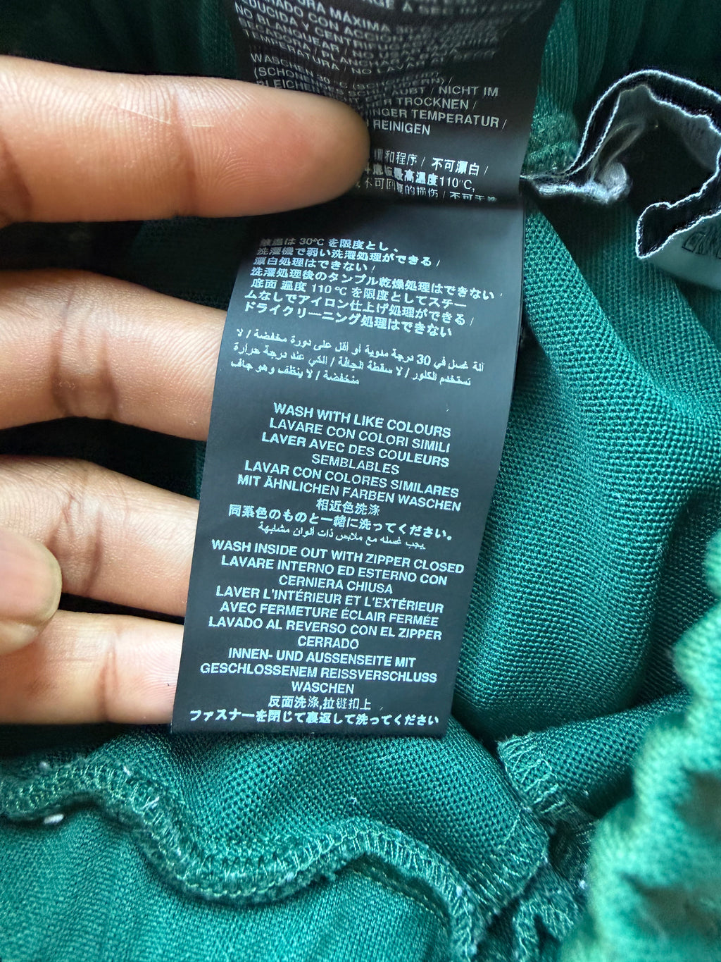 Palm angels classic track pants ‘forest green’