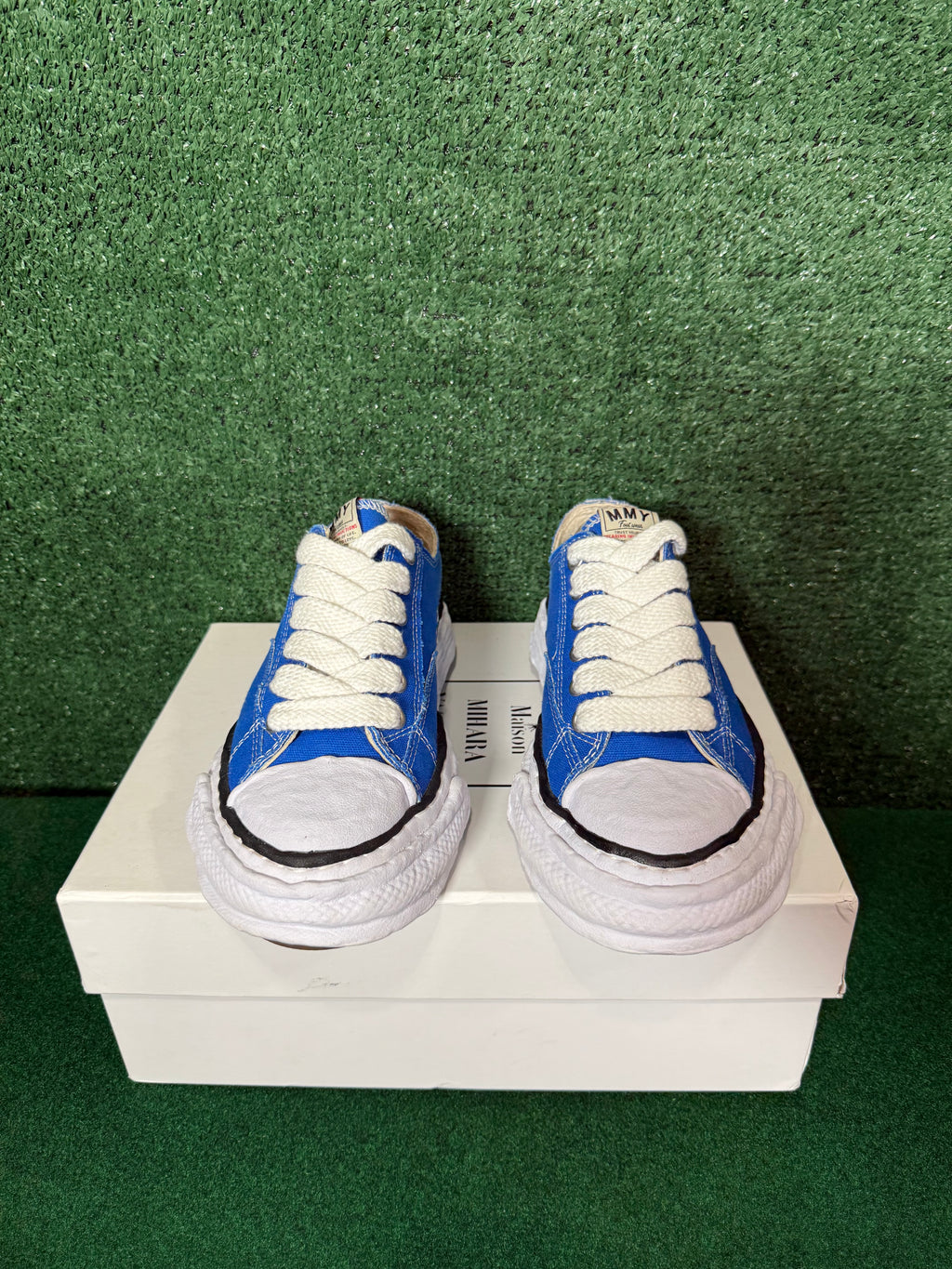 Maison Mihara Yasuhiro Peterson OG SOLE Canvas Low CL Blue