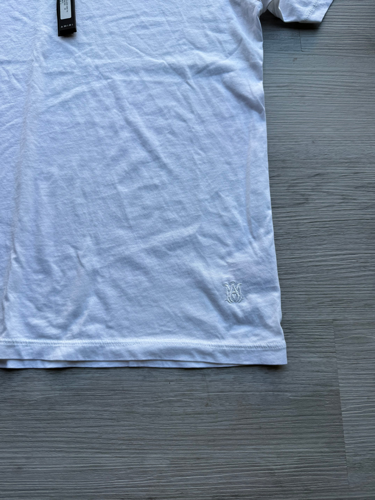 Amiri t-shirt blank/small embroidered