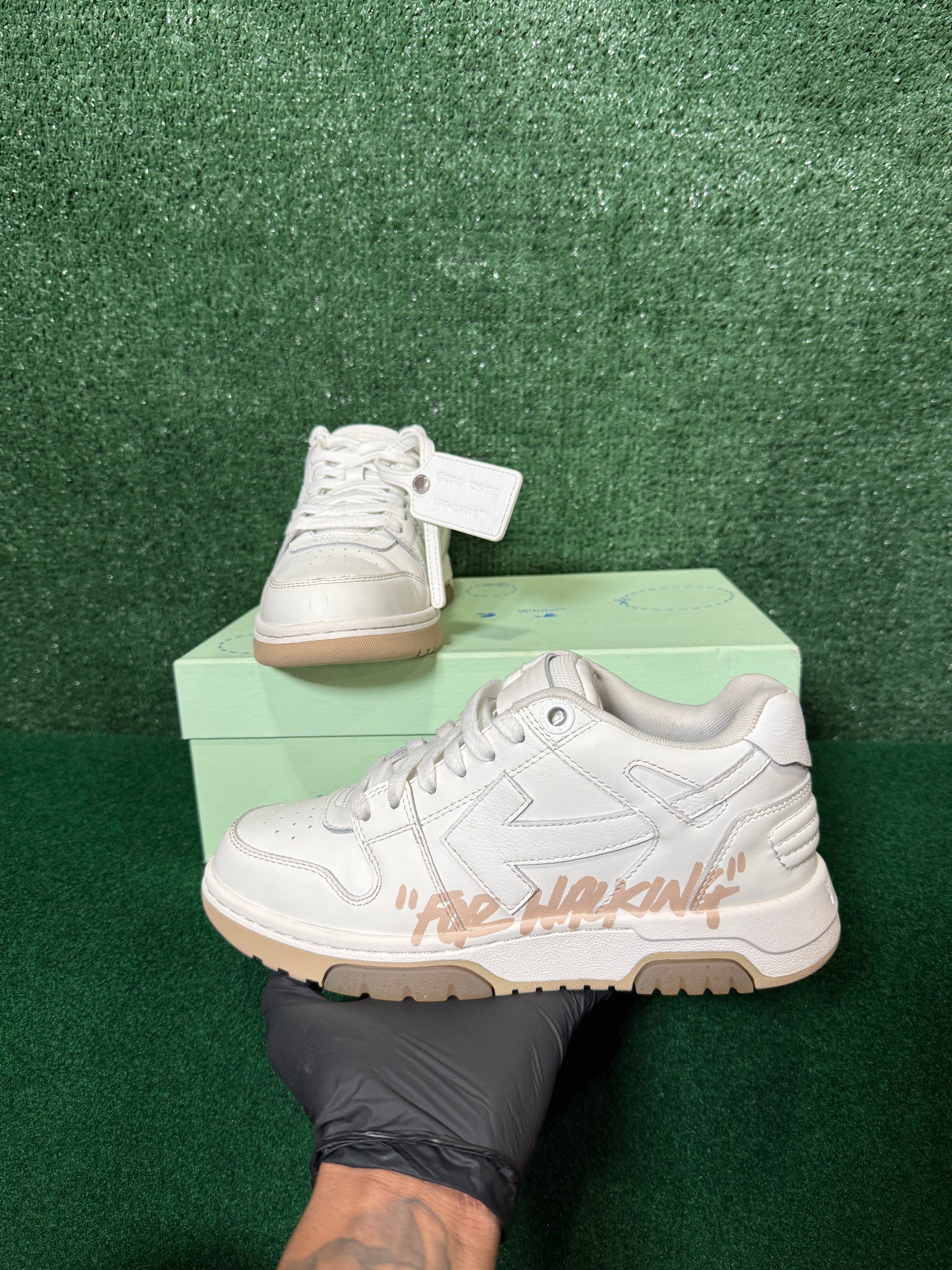 OFF-White Out Of Office OOO LOW TOPS Triple White