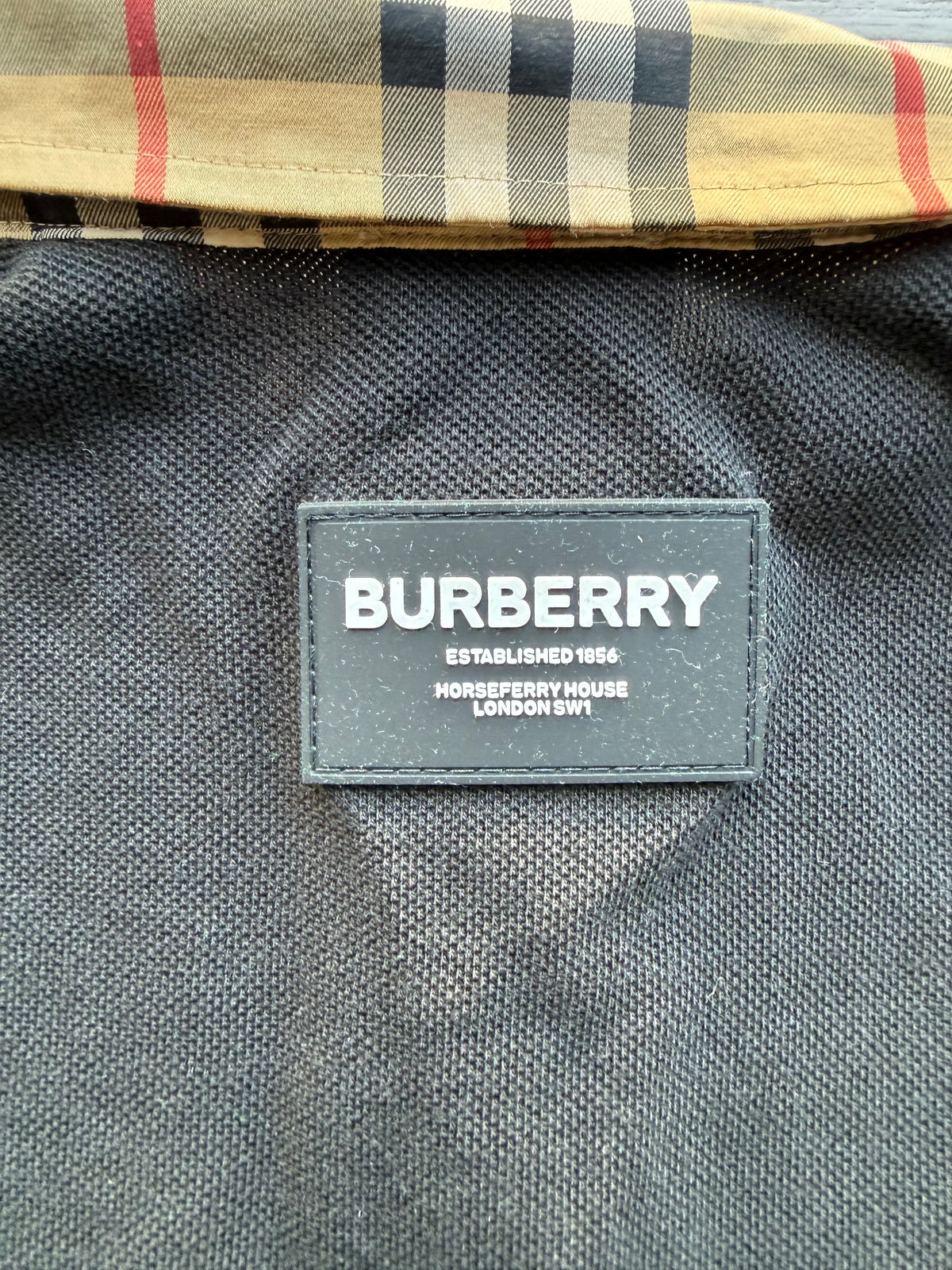 Burberry kids check collar cotton polo shirt dress
