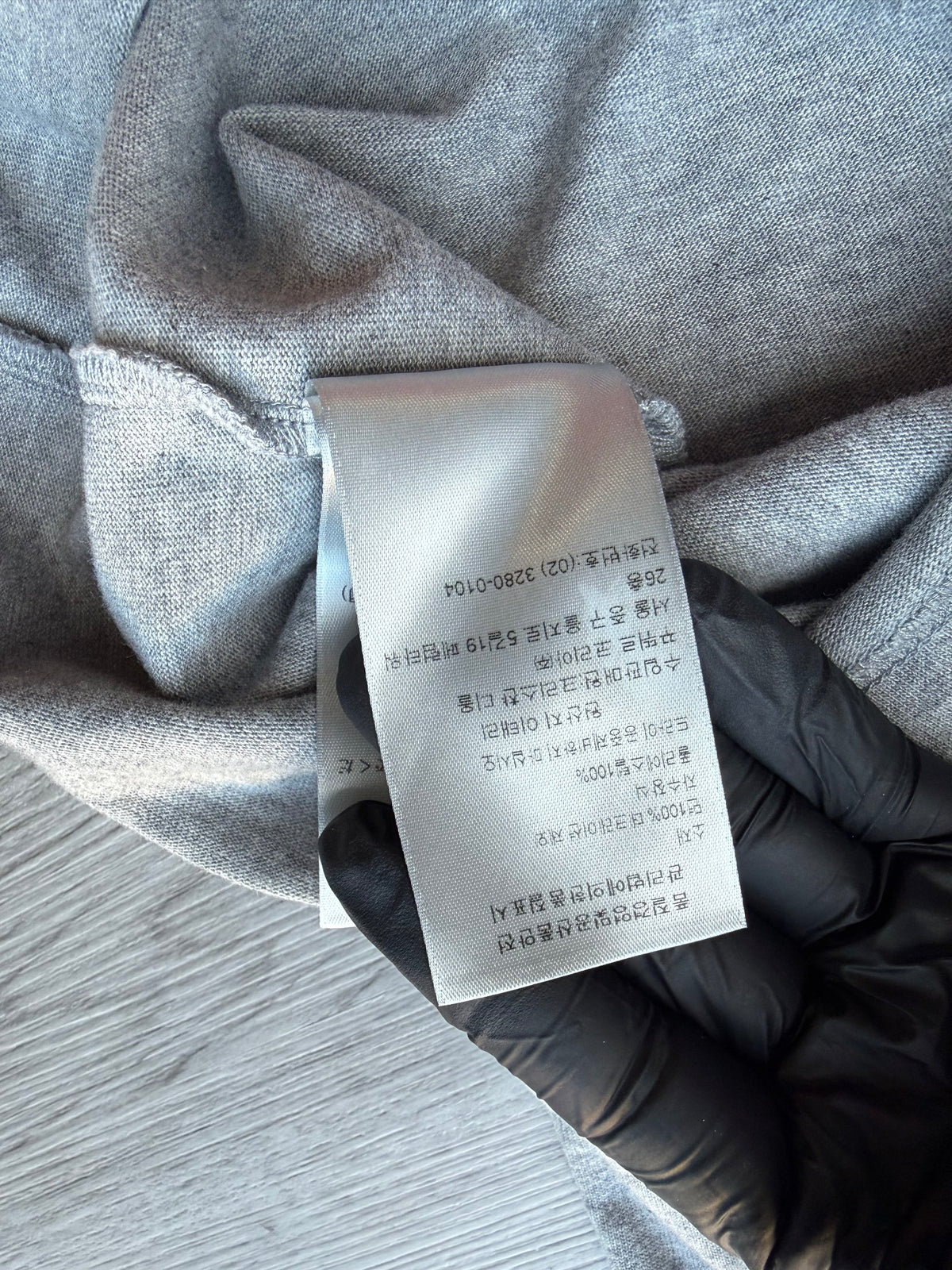 Heather grey Dior t-shirt pink cd logo