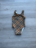 Burberry kids vintage check scoop-neck swimsuit
