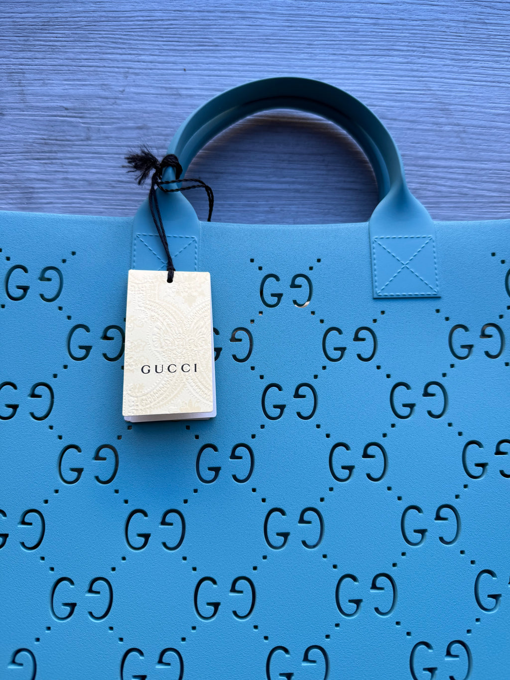 Gucci rubber gg tote