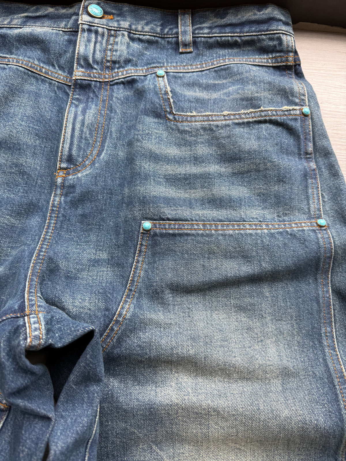 Louis Vuitton denim carpenter pants