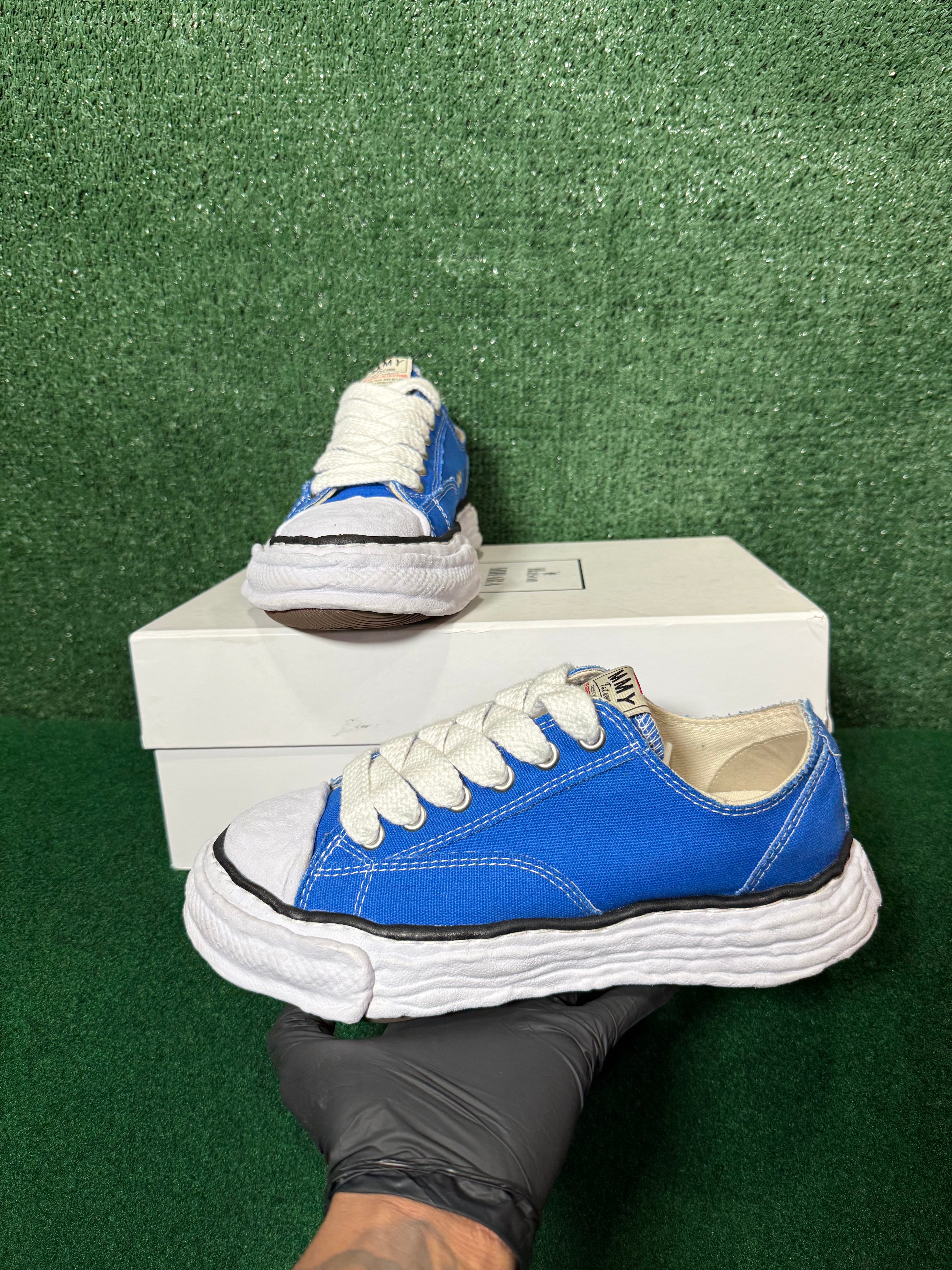 Maison Mihara Yasuhiro Peterson OG SOLE Canvas Low CL Blue
