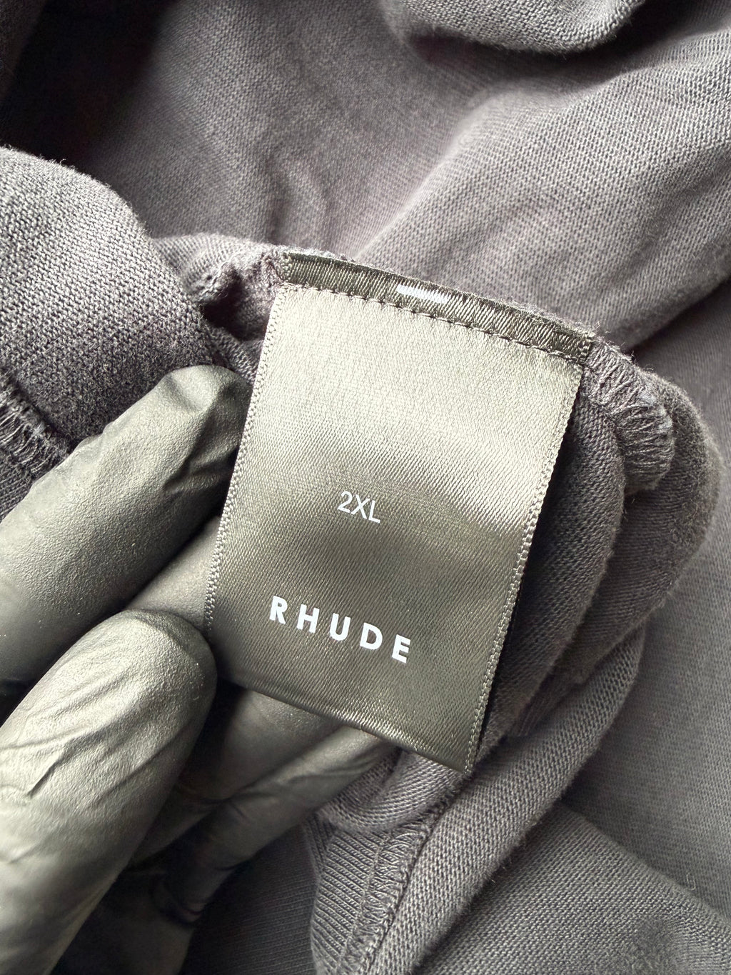 Rhude Racing Crest Tee Vintage Black/Navy’