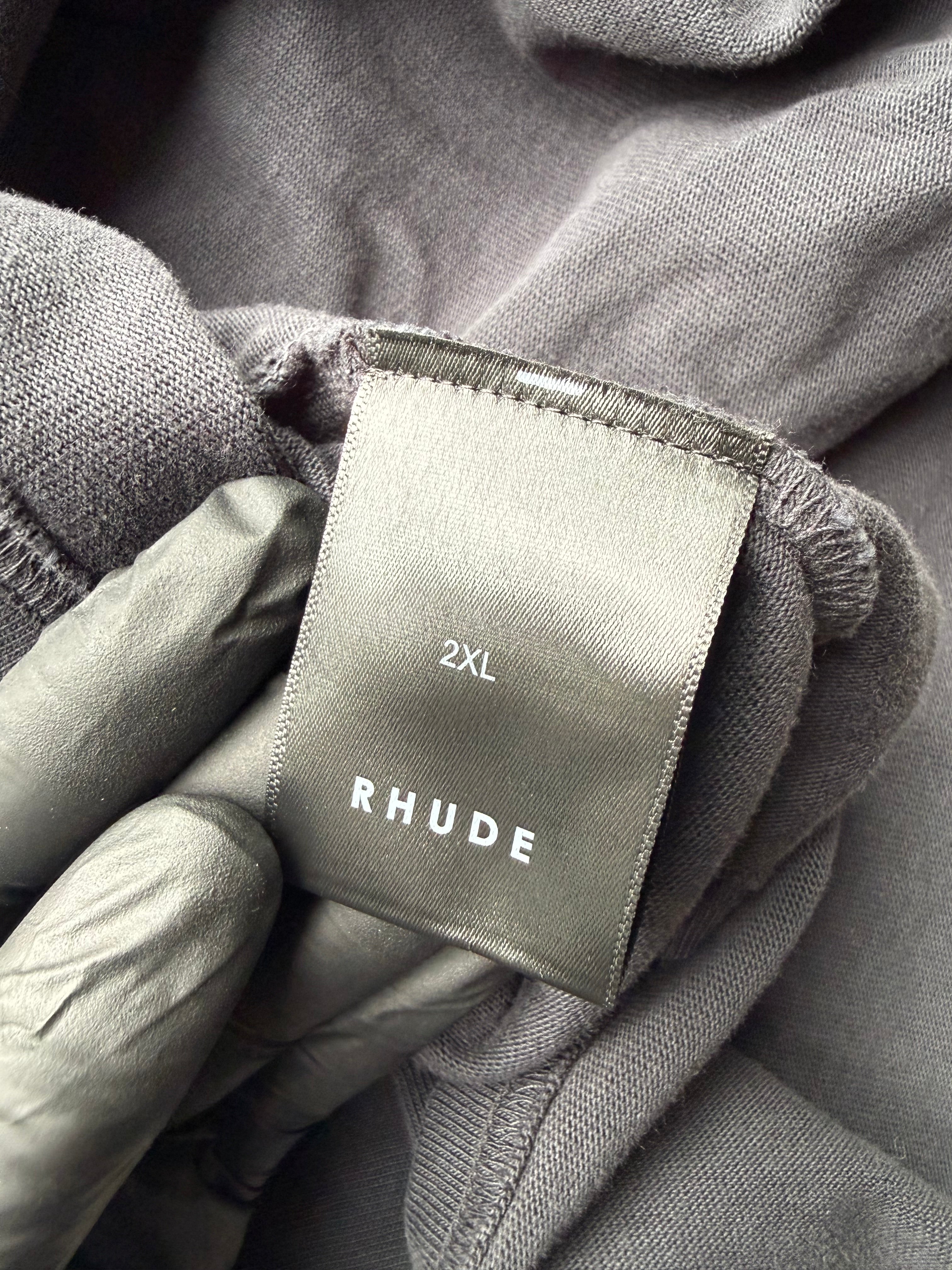 Rhude Racing Crest Tee Vintage Black/Navy’
