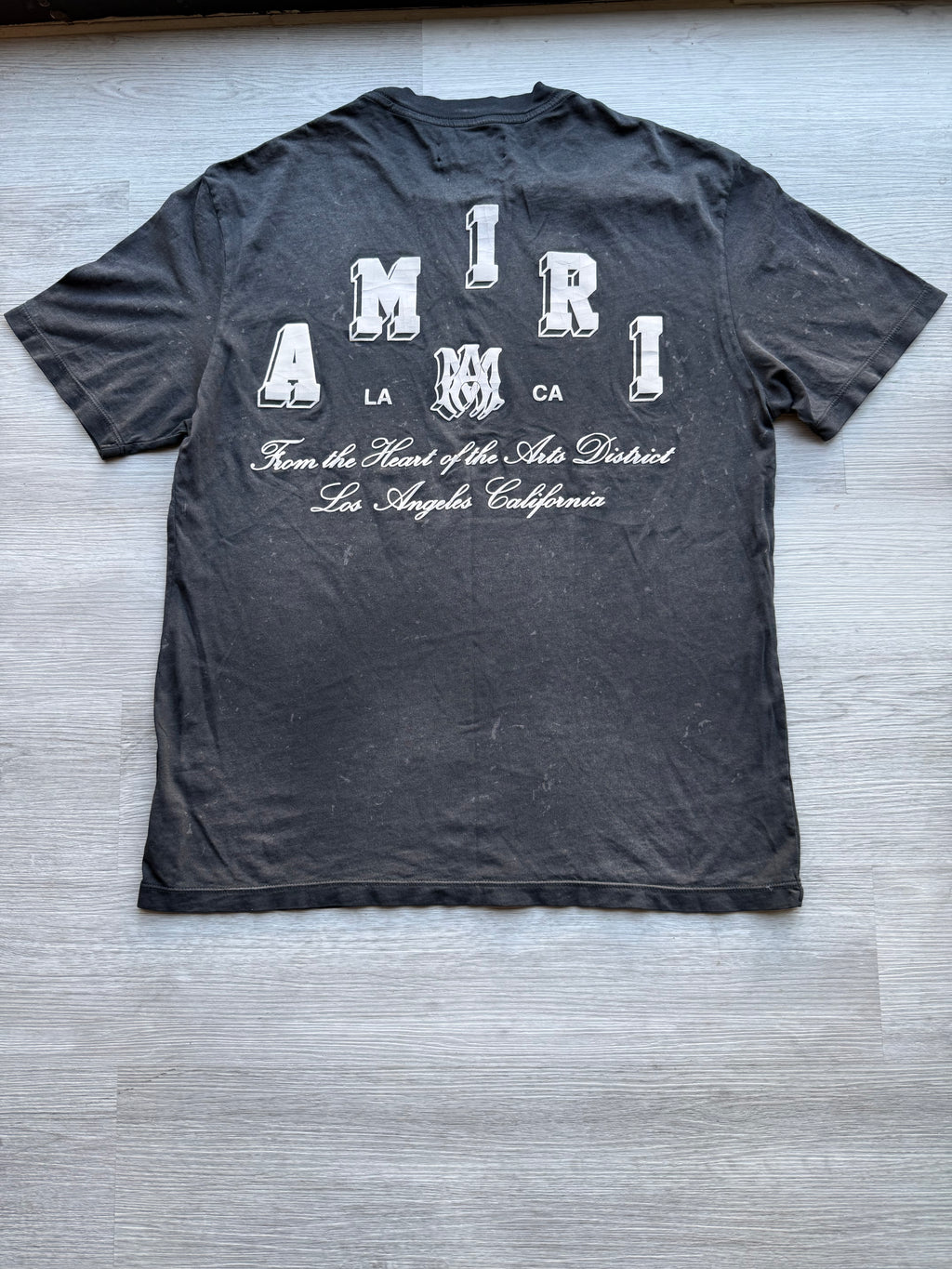 Amiri vintage collegiate tee ‘black’