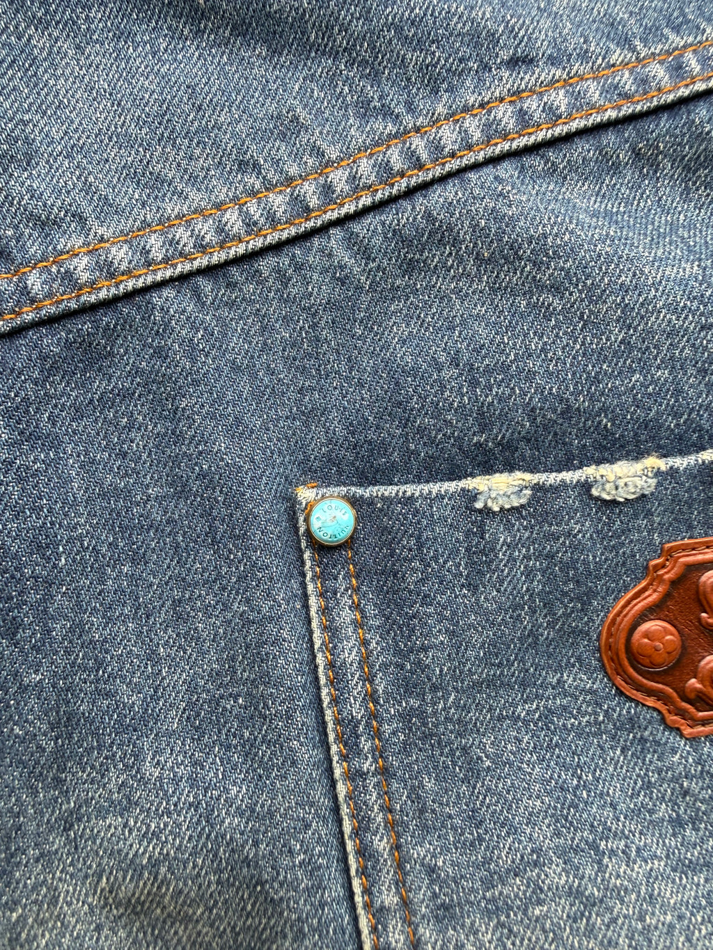 Louis Vuitton denim carpenter pants