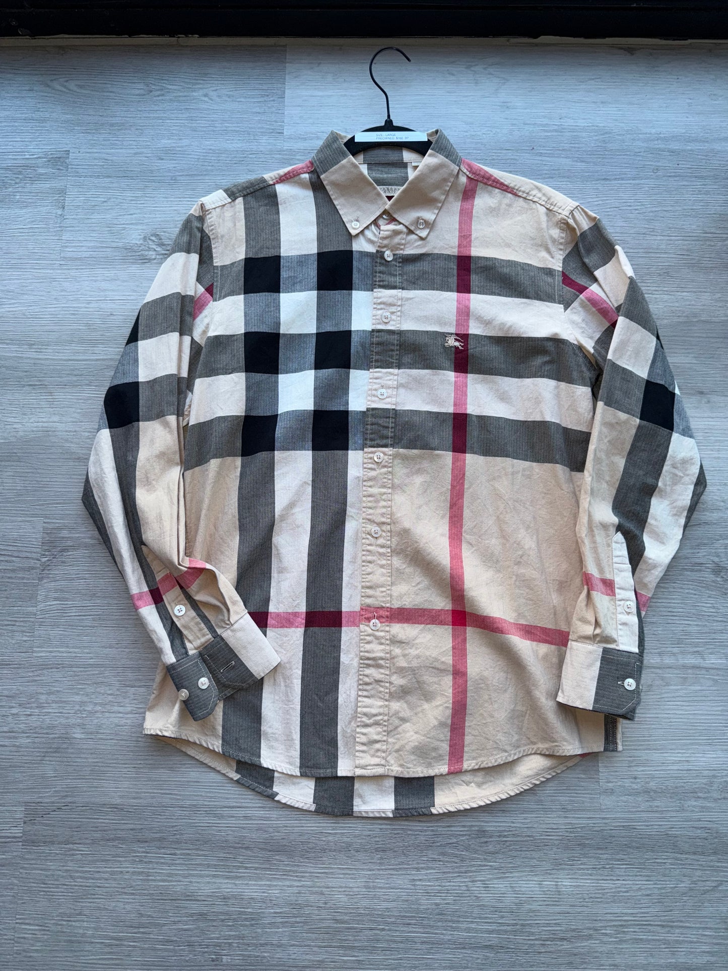 Burberry Print Button Down Shirt Preowned