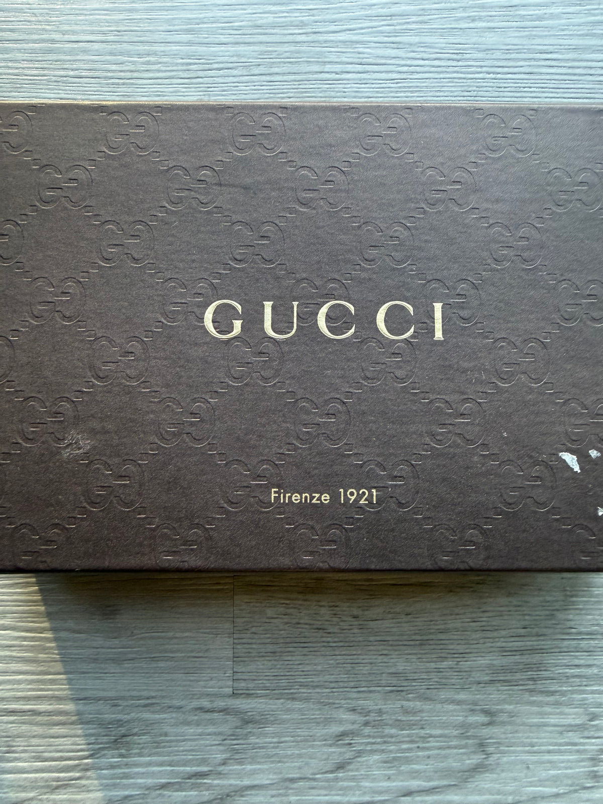 Gucci guccissima leather heart continental wallet