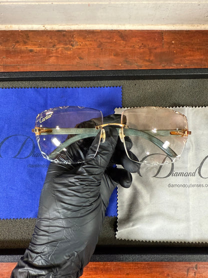 Cartier Tiffany Woods With Gold C’s Comes With Red Box Preowned