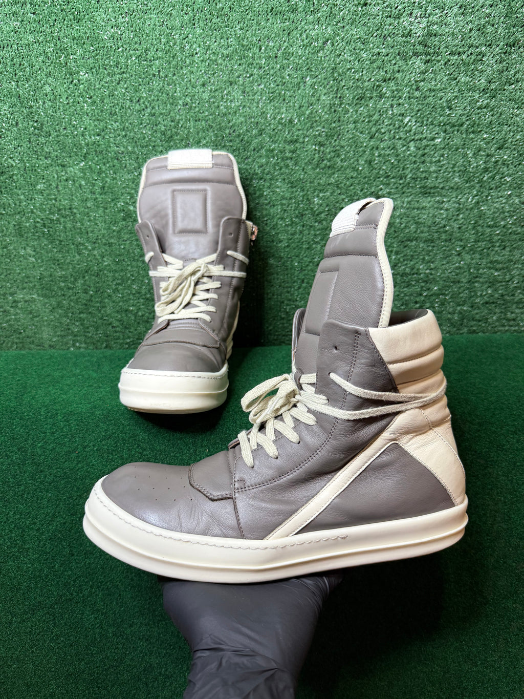 RICK OWENS GREY GEOBASKET