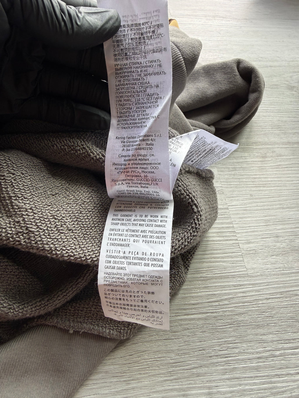 Gucci Cotton Jersey Hooded Sweatshirt
