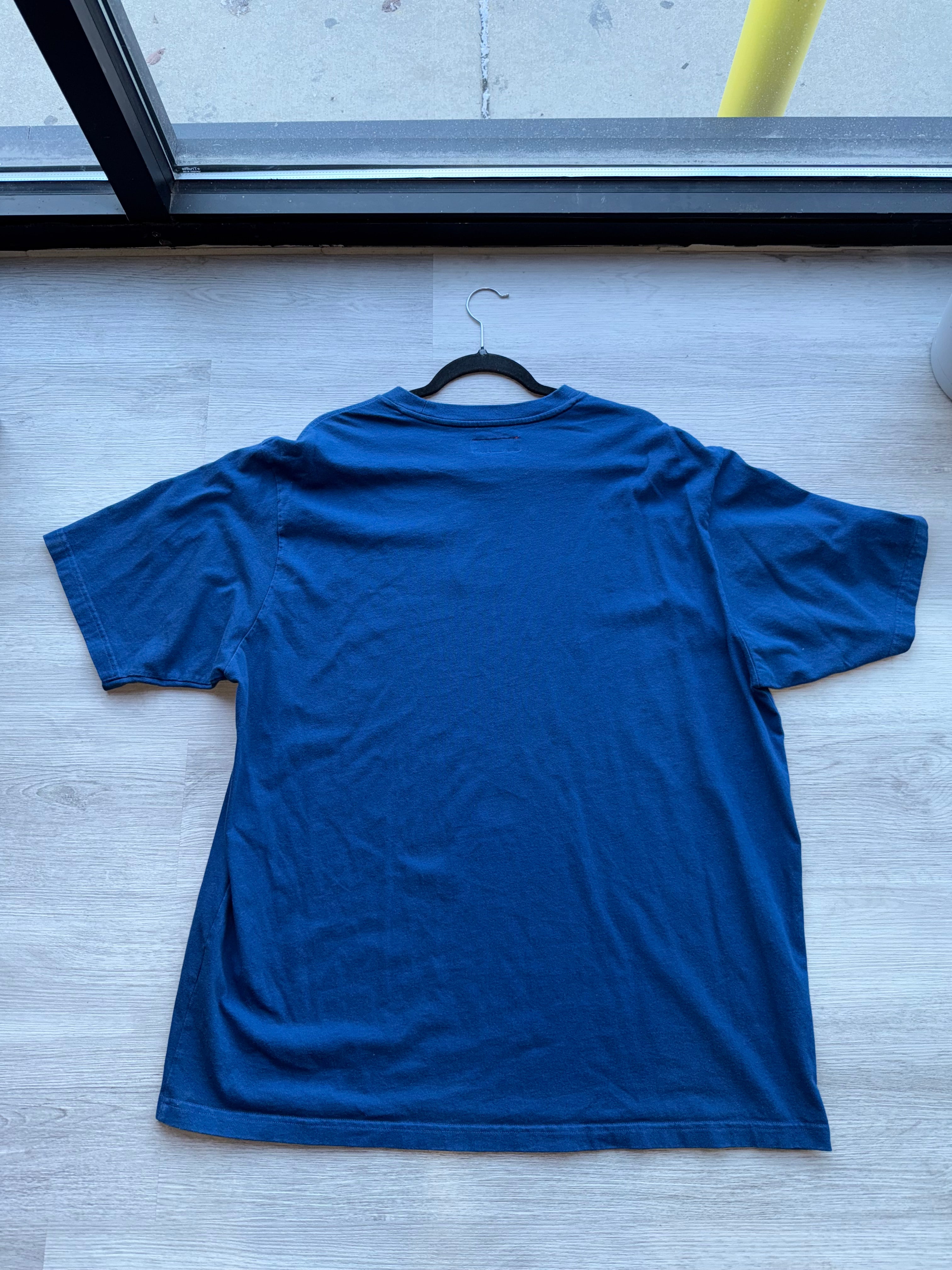 Supreme Front Small Logo Navy Blue T-shirt