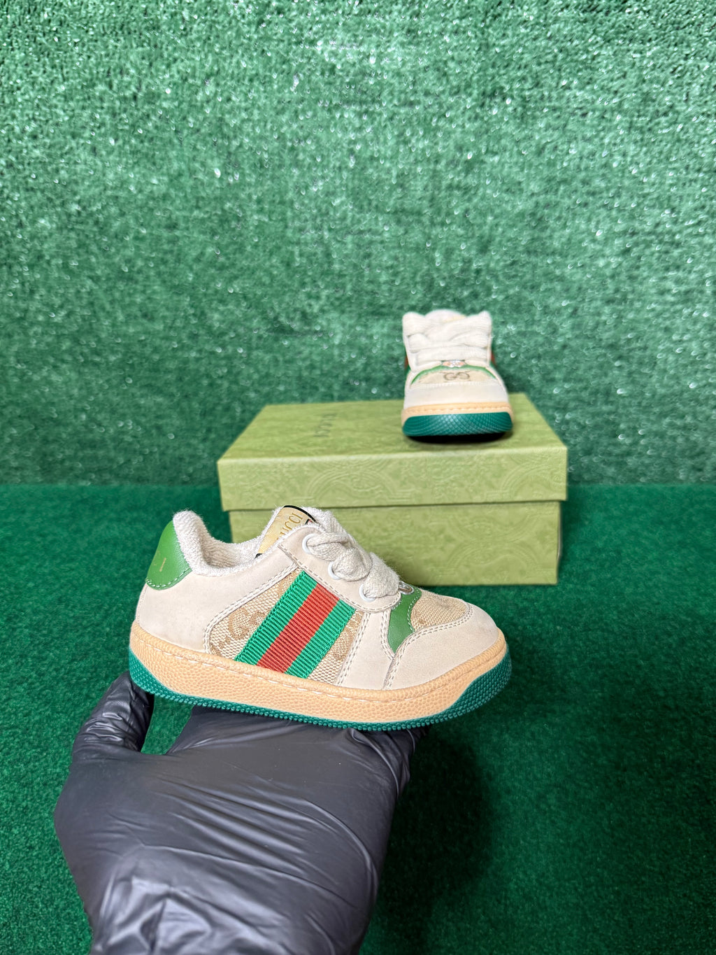 GUCCI TODDLER Sneaker Variation butter Leather