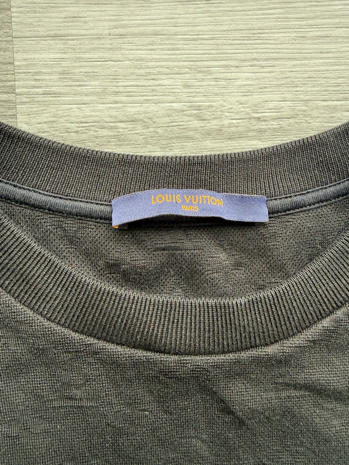 Louis Vuitton Black Monogram Pocket T-Shirt